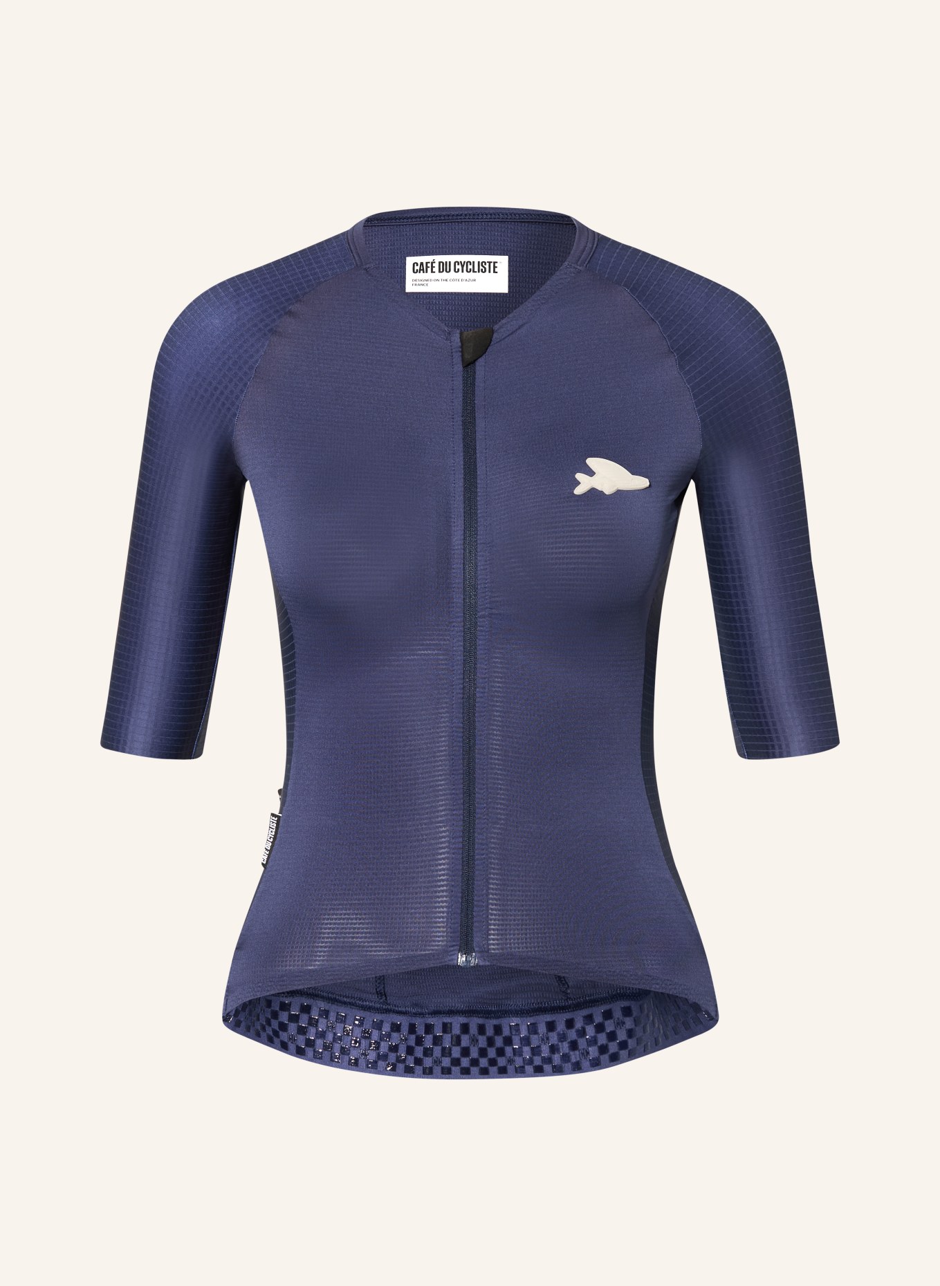 CAFÉ DU CYCLISTE Radtrikot VINCIANE: DUNKELBLAU