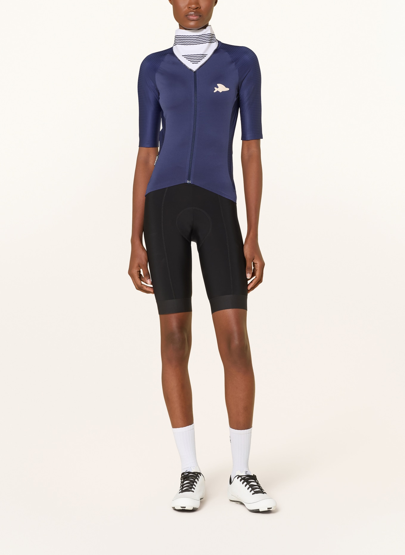 CAFÉ DU CYCLISTE Radtrikot VINCIANE: DUNKELBLAU