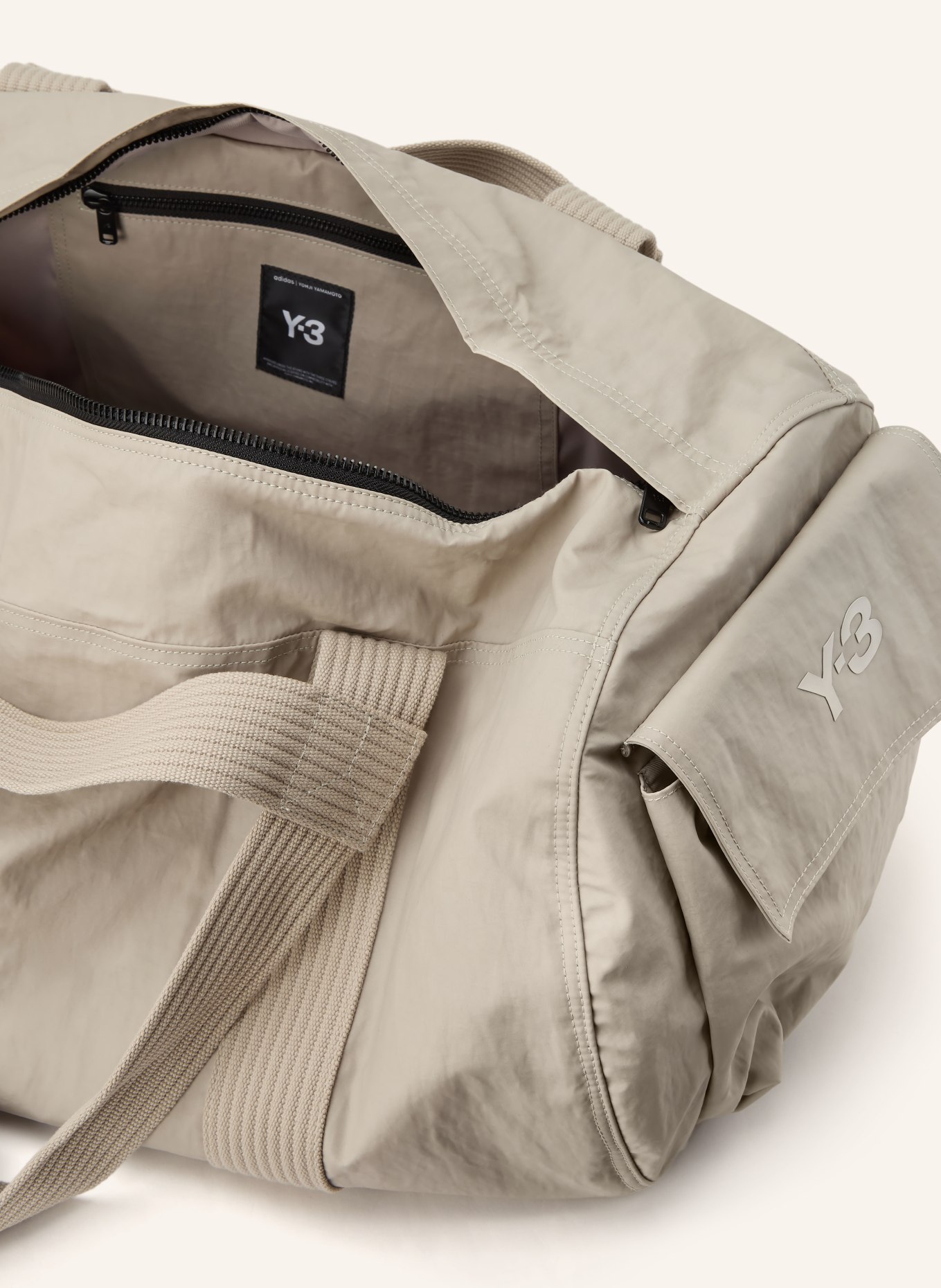 Y-3 Gym bag: LIGHT BROWN