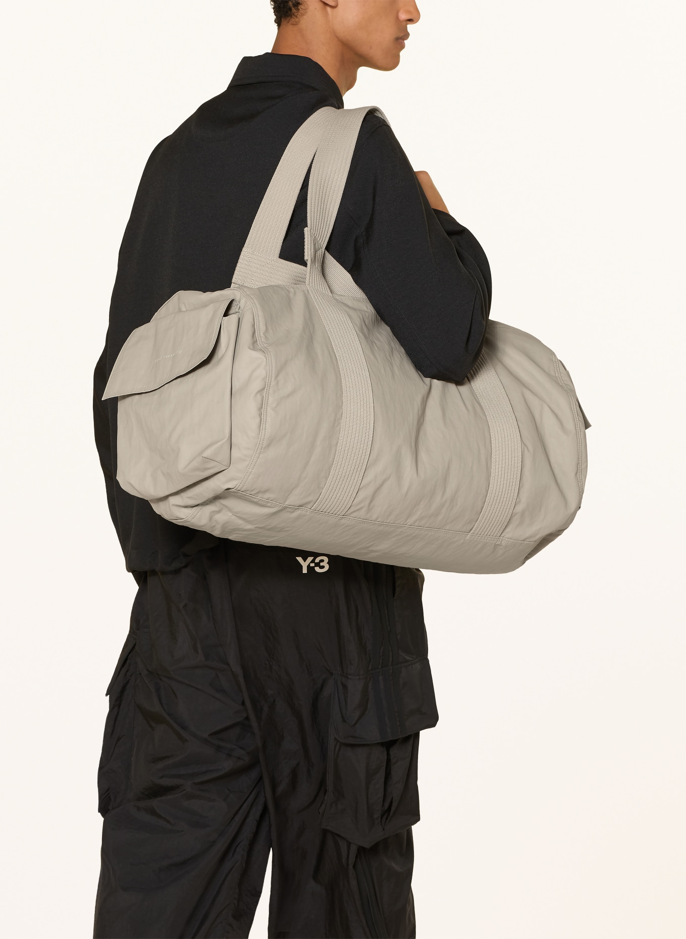 Y-3 Gym bag: LIGHT BROWN