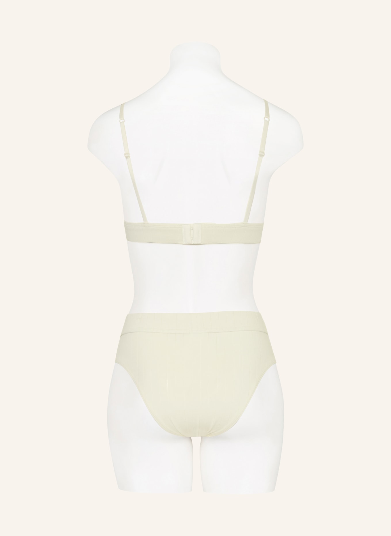 Calvin Klein Majtki HERITAGE CLASSIC COTTON STRETCH: ECRU / ZIELONY