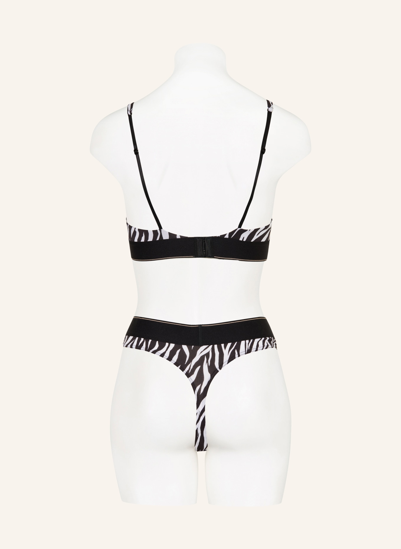 Calvin Klein Soutien-gorge triangle: NOIR / BLANC