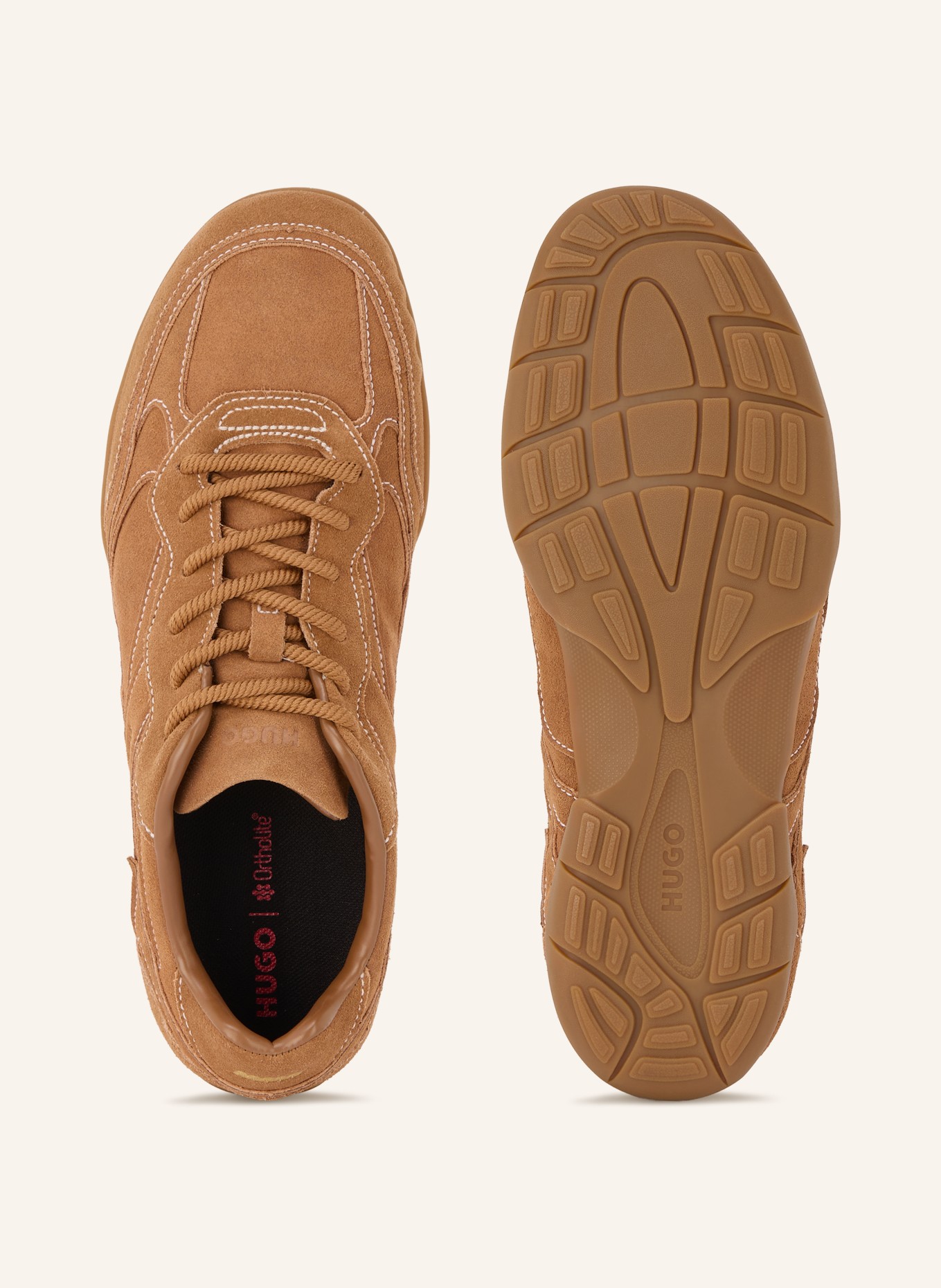 HUGO KEESTON Sneakers: BROWN