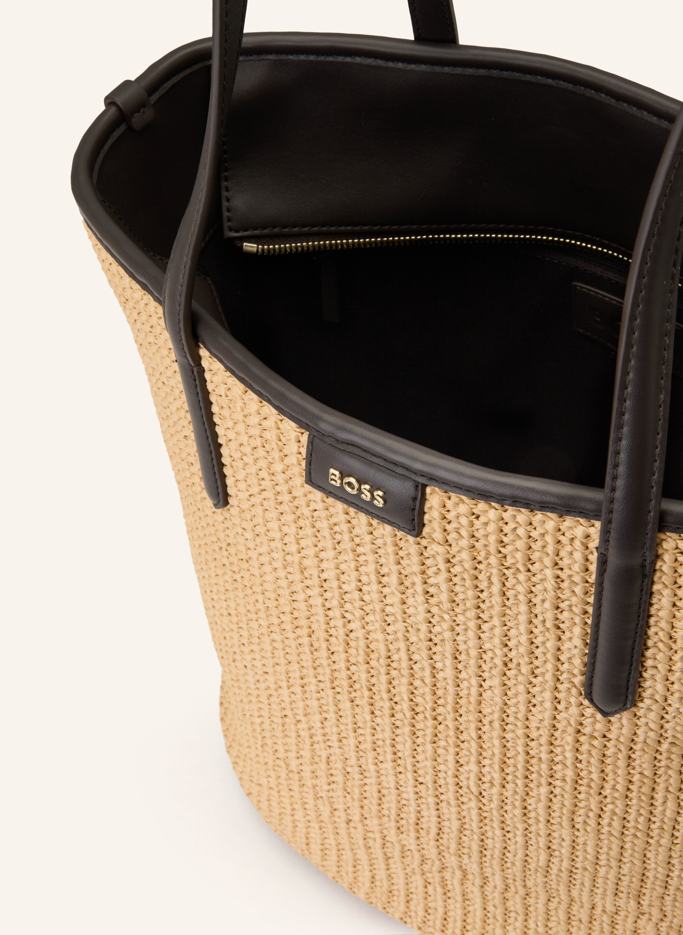 BOSS Shopper JALA: BEIGE / DUNKELBRAUN