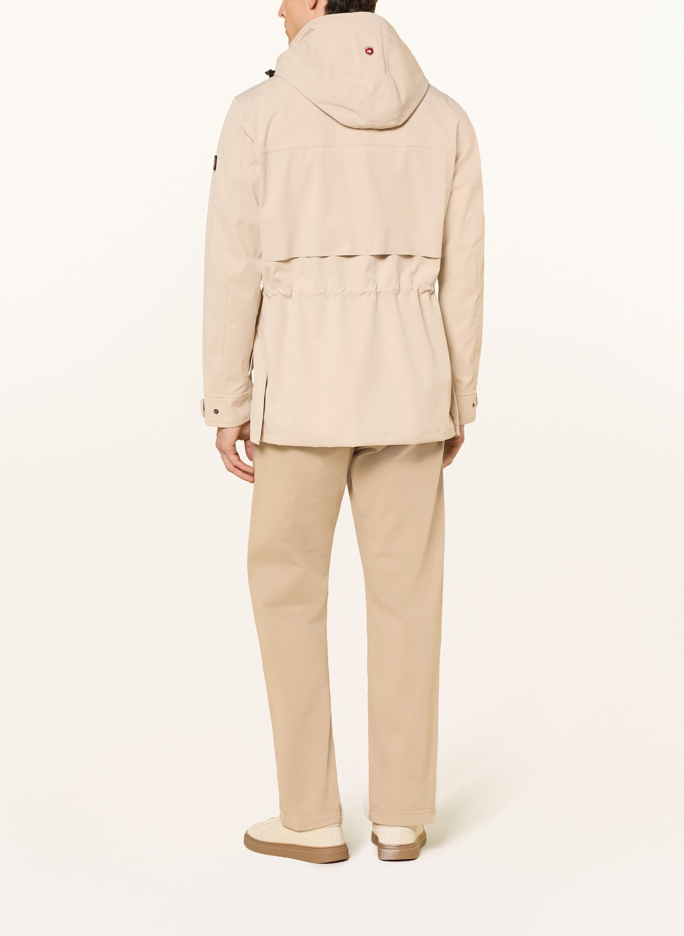 WELLENSTEYN Funktionsjacke mit abnehmbarer Kapuze: CREME