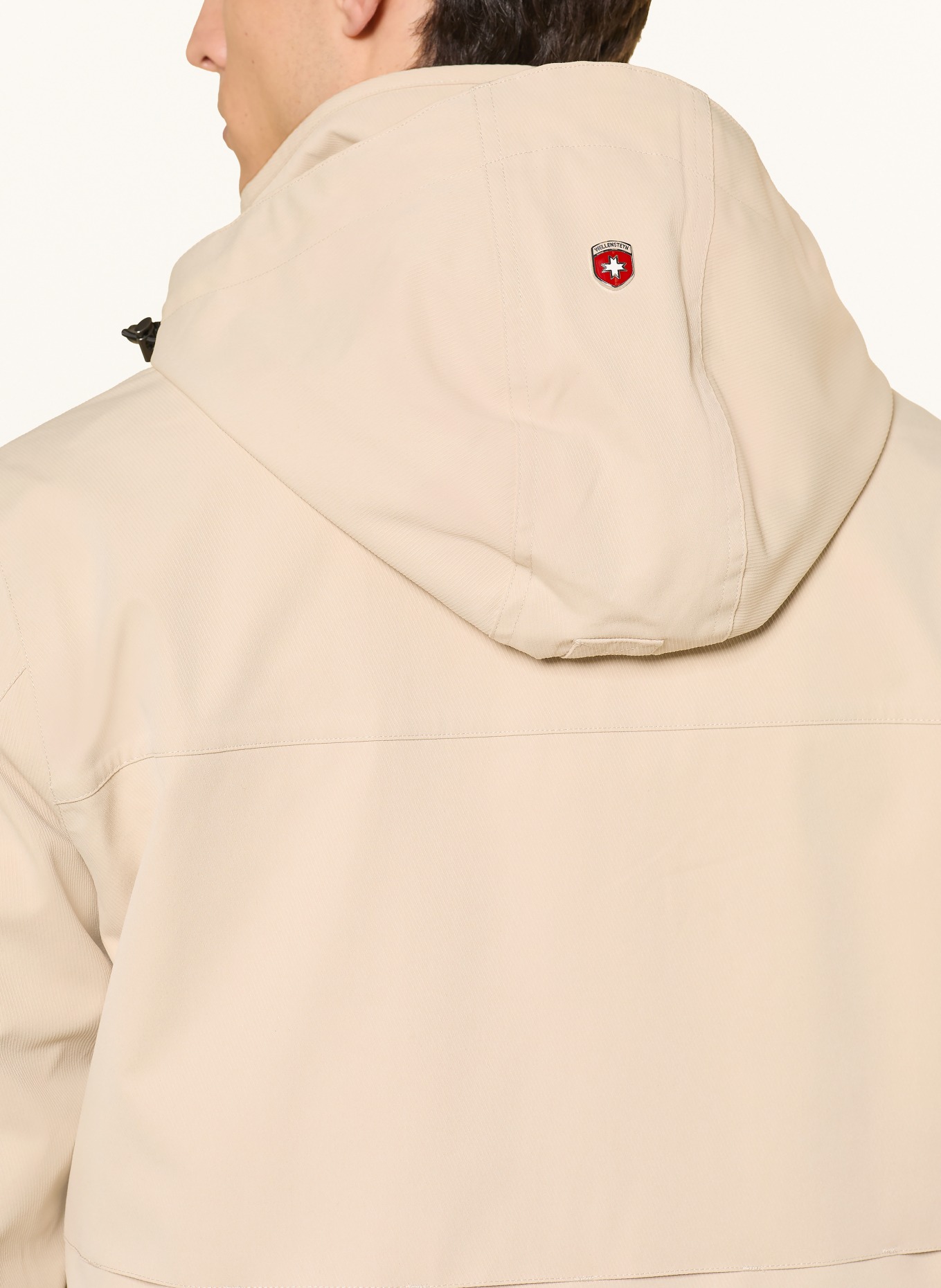 WELLENSTEYN Funktionsjacke mit abnehmbarer Kapuze: CREME