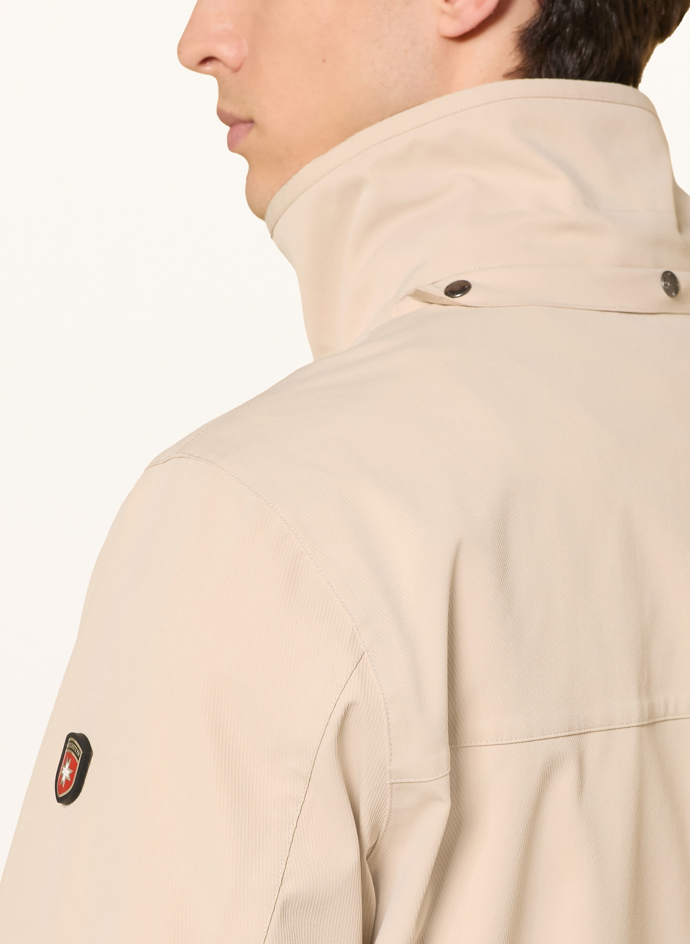 WELLENSTEYN Funktionsjacke mit abnehmbarer Kapuze: CREME