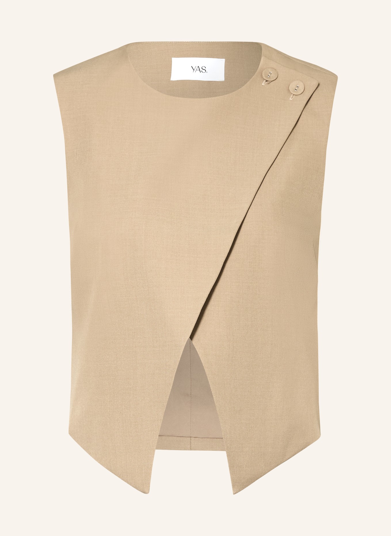 Y.A.S. Blazerweste: CAMEL