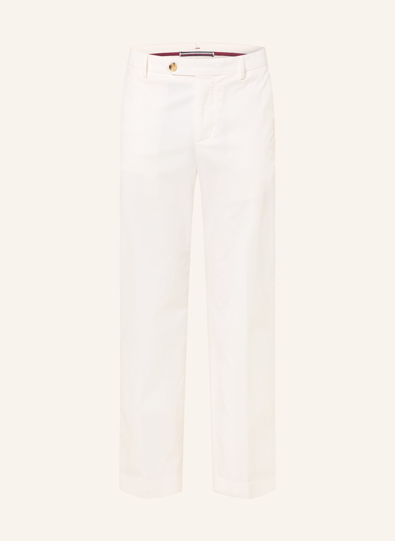 TOMMY HILFIGER Regular fit chino pants: WHITE