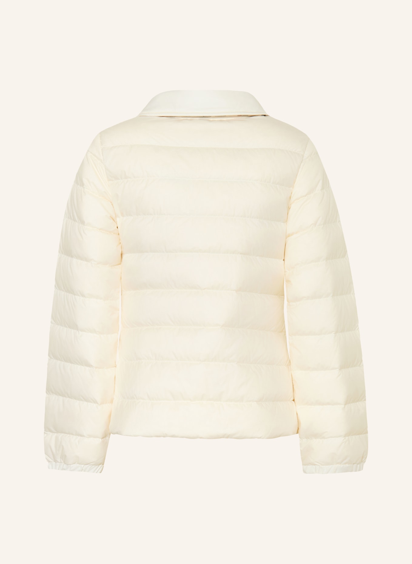 BURBERRY péřová bunda: KRÉMOVÁ / BÉŽOVÁ / ČERNÁ