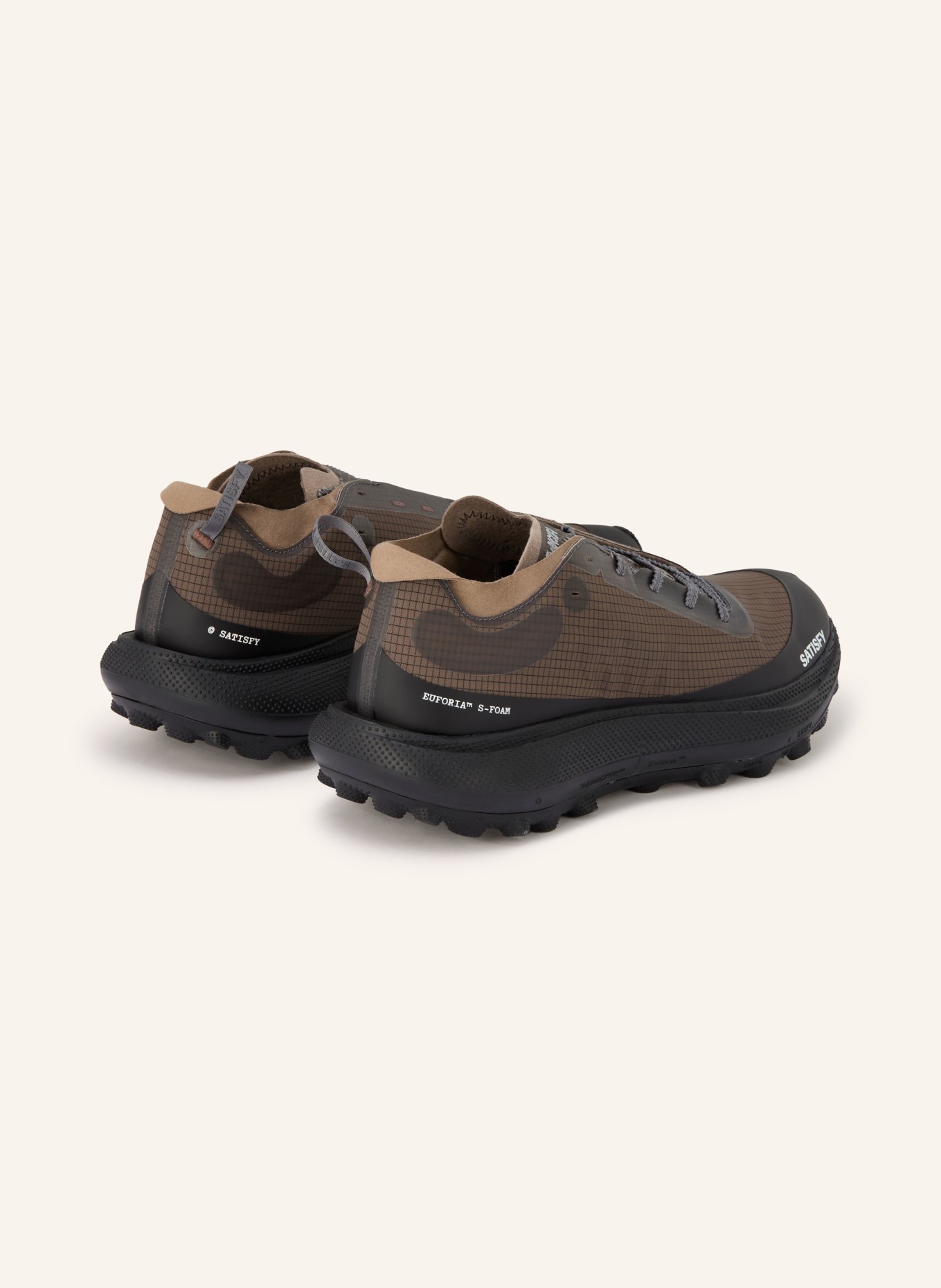 SATISFY Chaussures de trail THE ROCKER: MARRON FONCÉ / NOIR