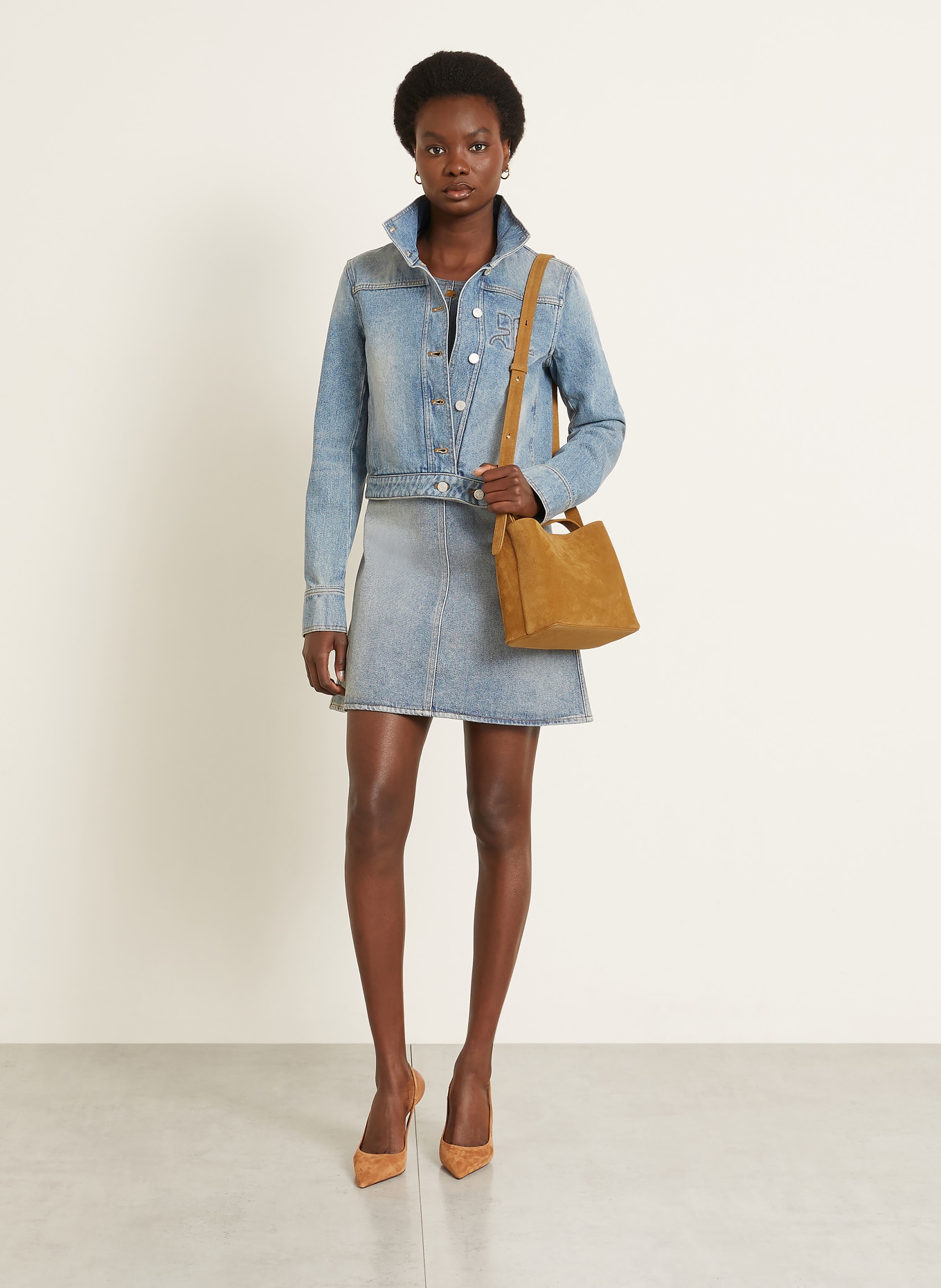 AESTHER EKME Schoudertas ORIGINAL MINI: CAMEL