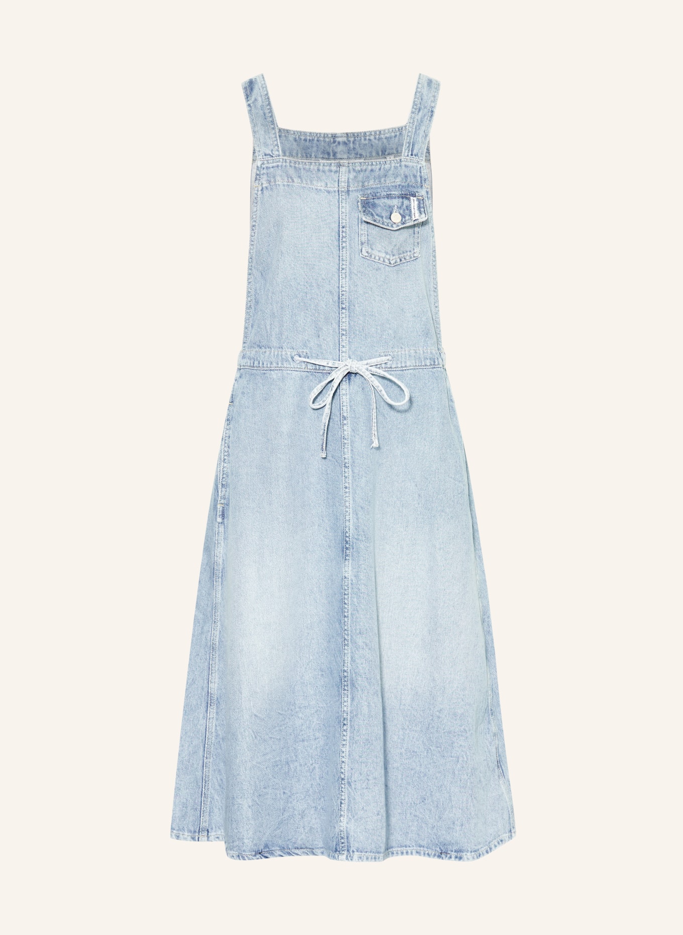 Marc O'Polo DENIM Jeans-Latzkleid: HELLBLAU