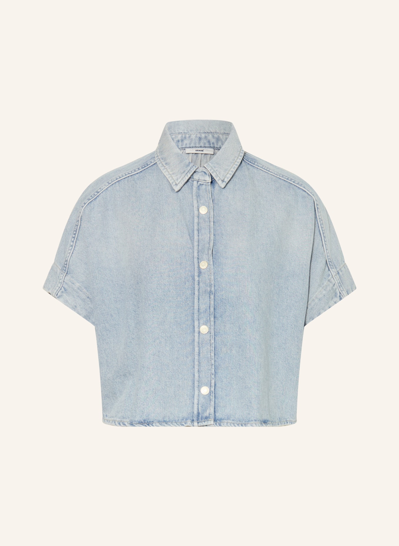 Marc O'Polo DENIM Jeansbluse: BLAUGRAU