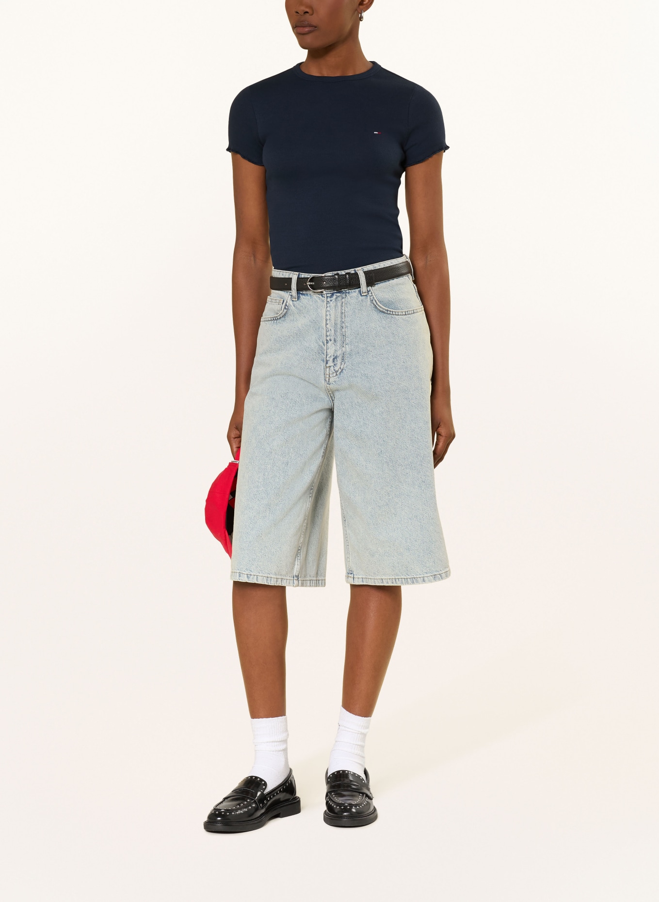 TOMMY JEANS T-shirt: BLEU FONCÉ