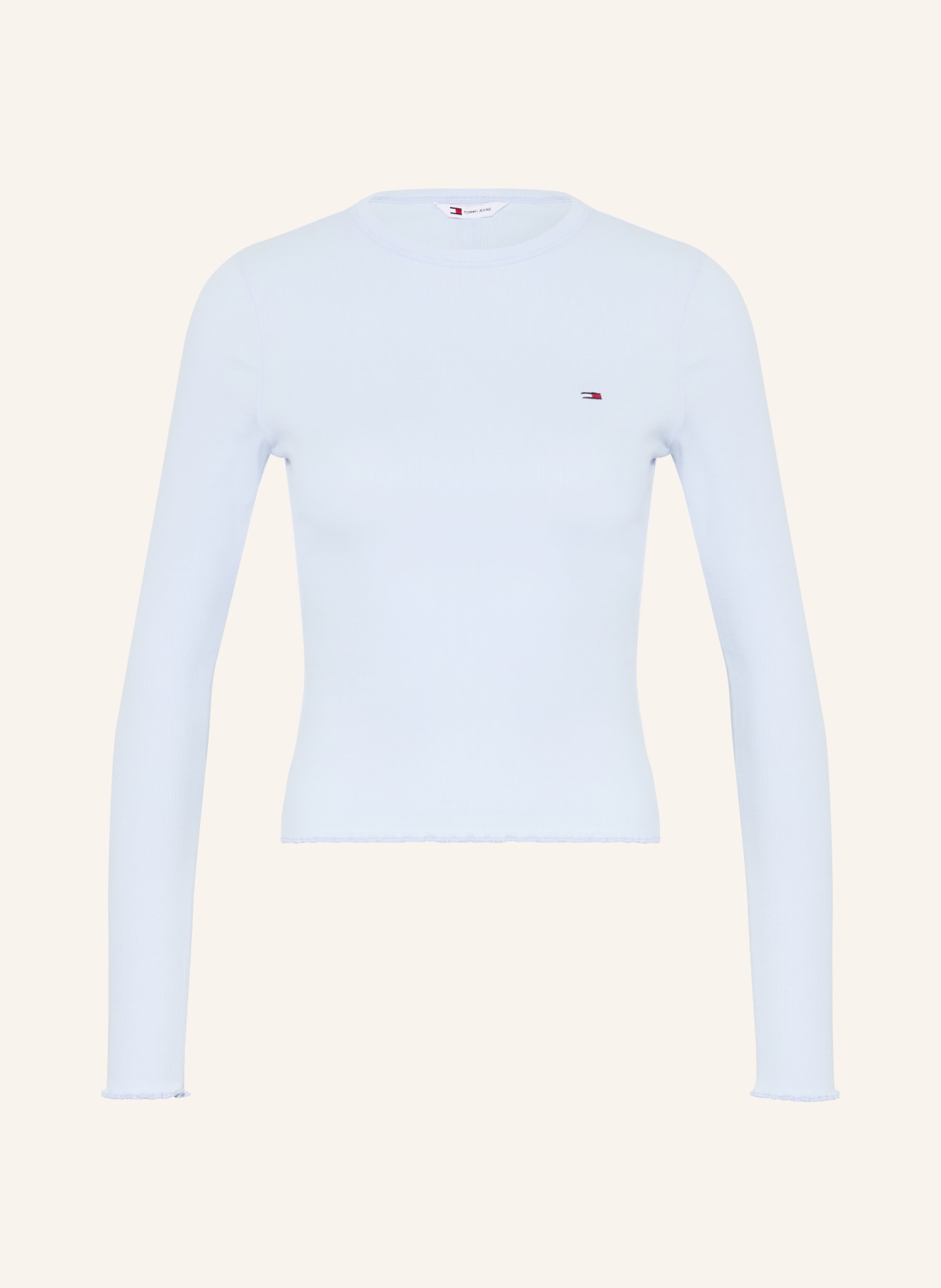TOMMY JEANS Longsleeve: HELLBLAU