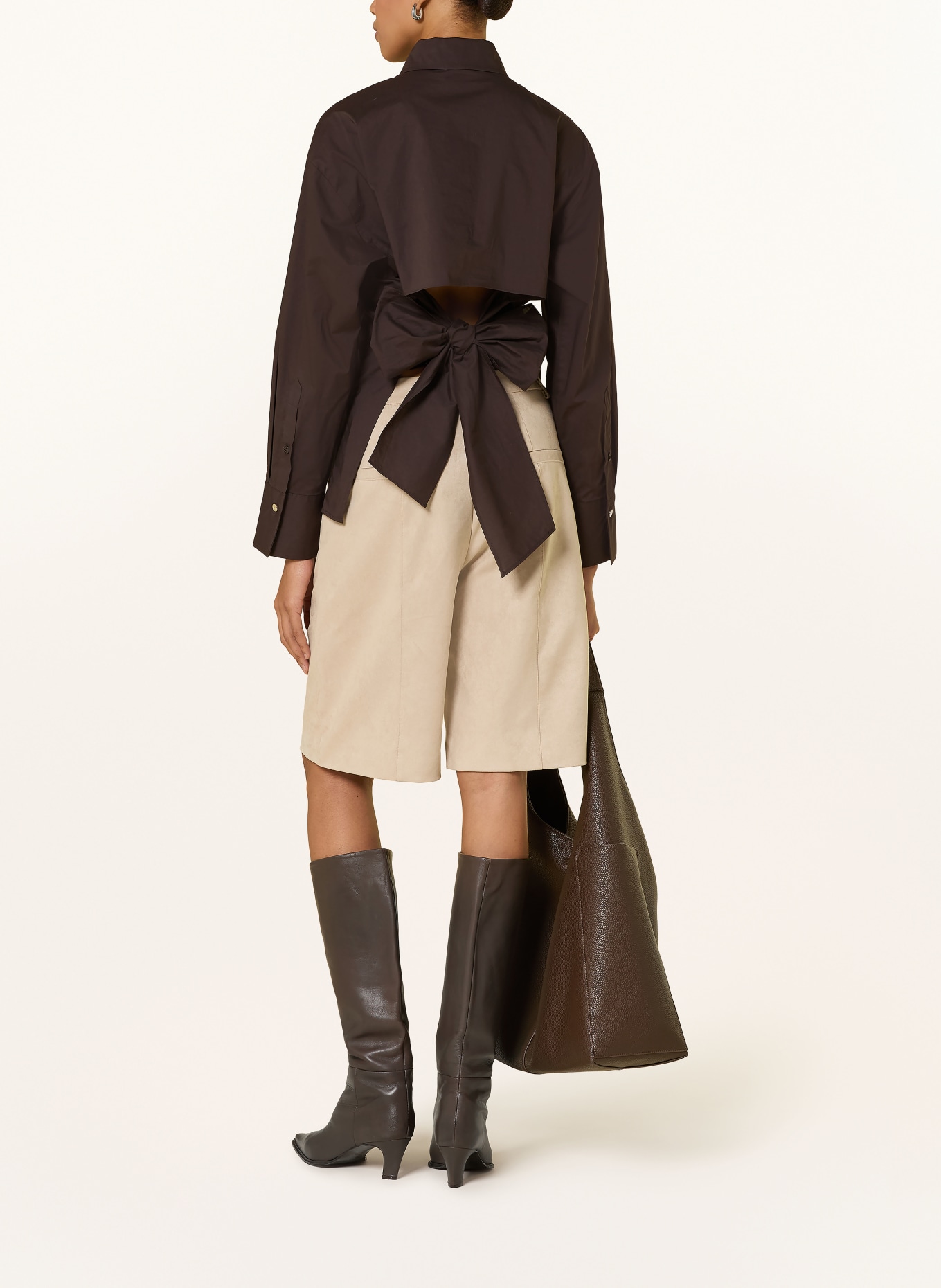 LIU JO Hemdbluse: DUNKELBRAUN