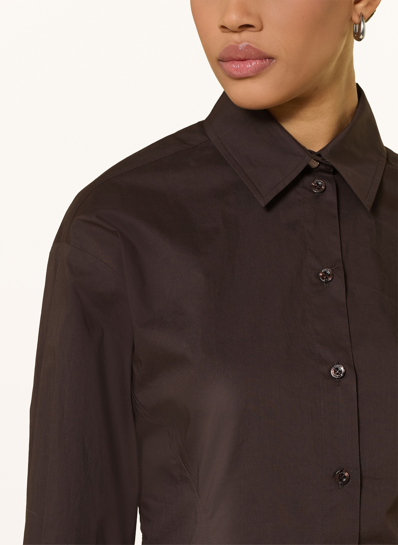 LIU JO Hemdbluse: DUNKELBRAUN