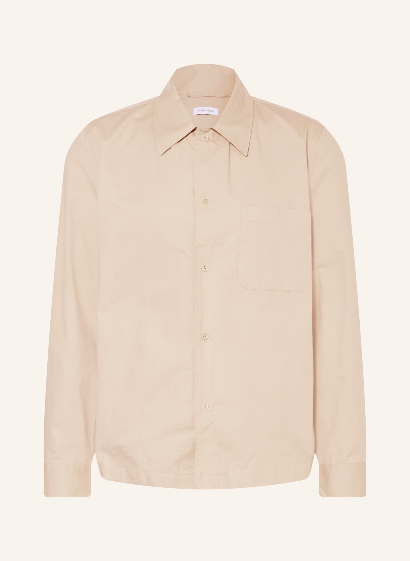 seidensticker Overshirt: BEIGE