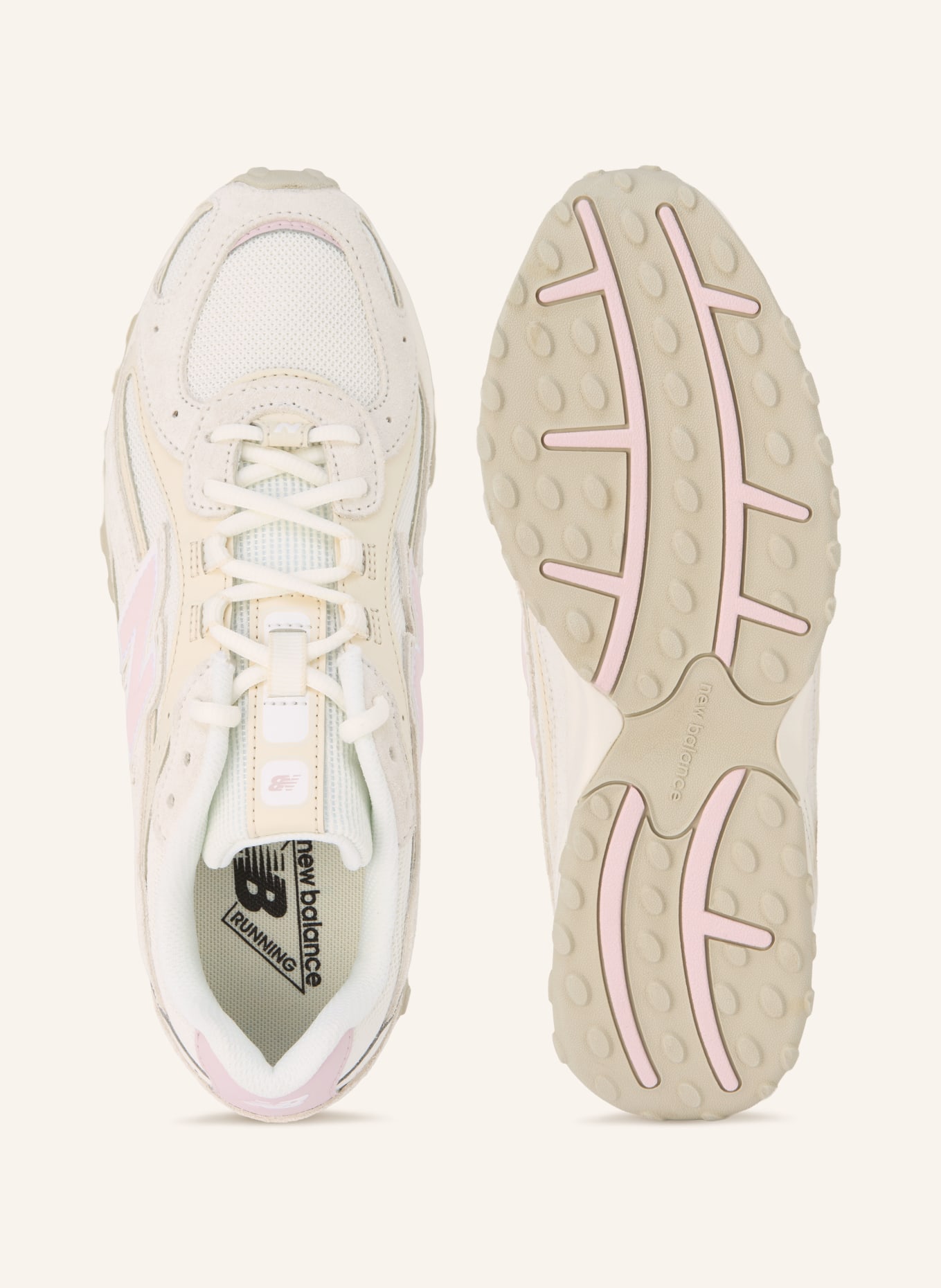 new balance Sneaker 204L: WEISS / HELLROSA