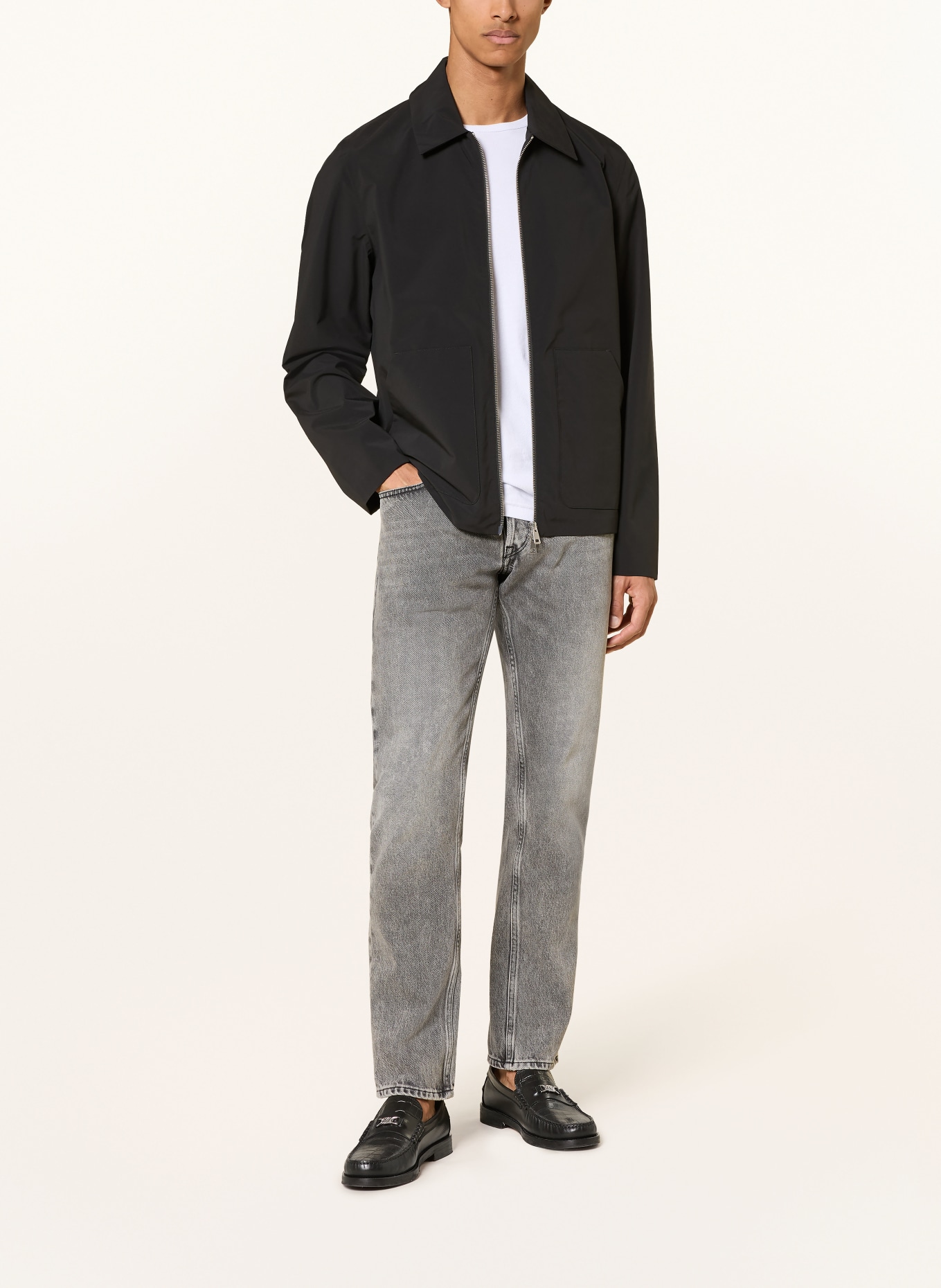 REPLAY Straight-fit jeans: 096 MEDIUM GREY