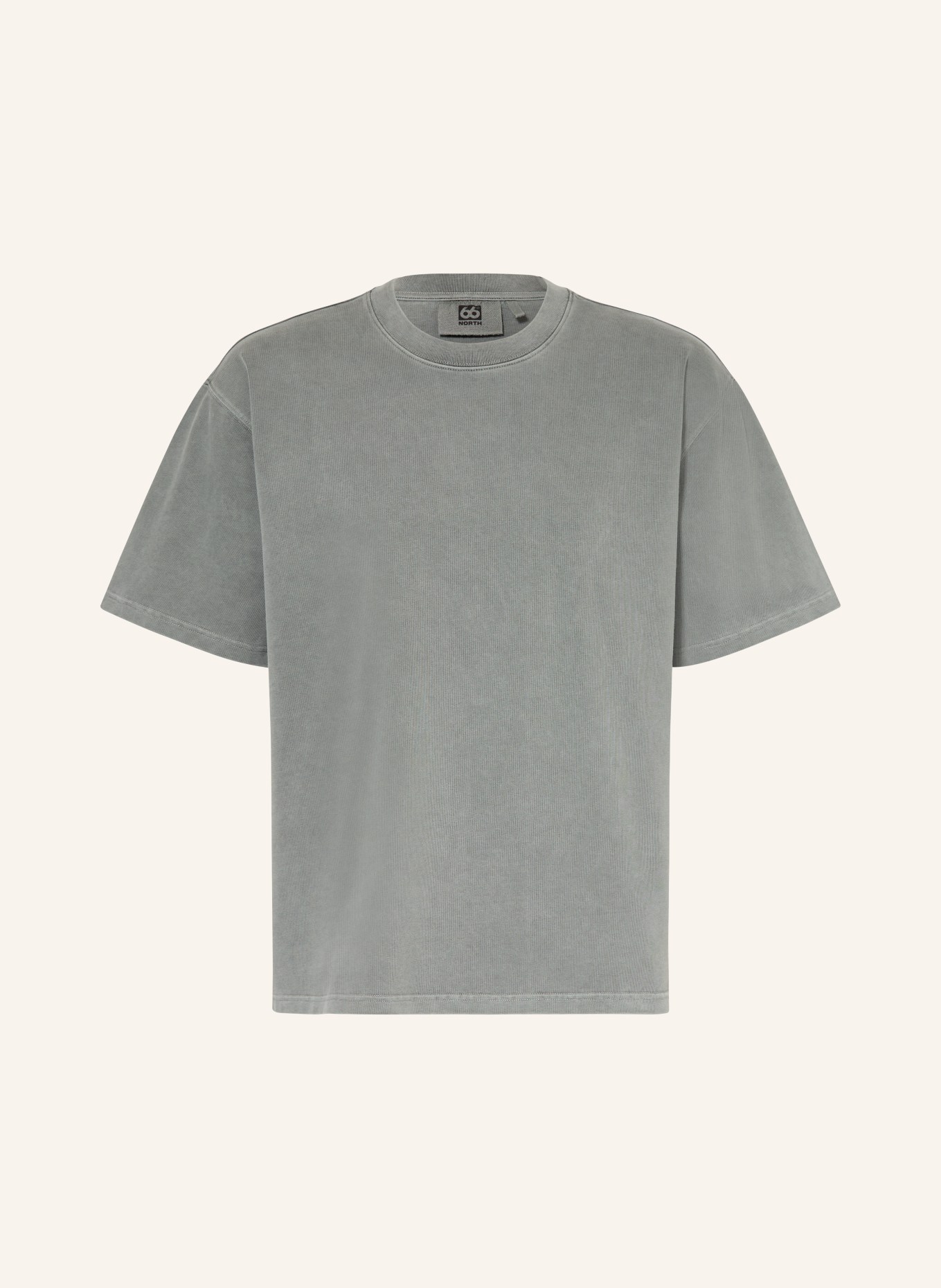 66°NORTH T-shirt LOGN: GRIS / NOIR