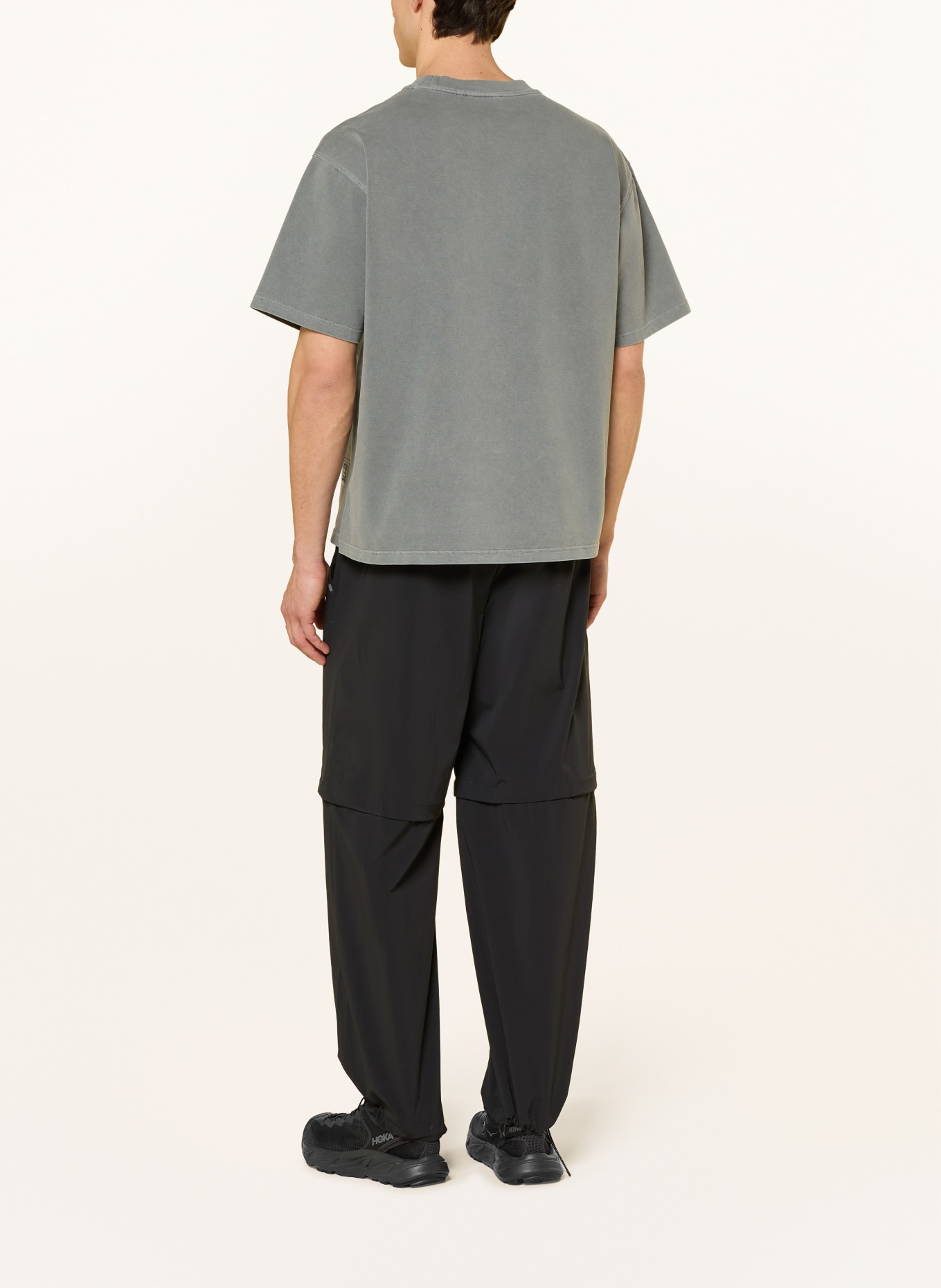 66°NORTH T-shirt LOGN: GRIS / NOIR