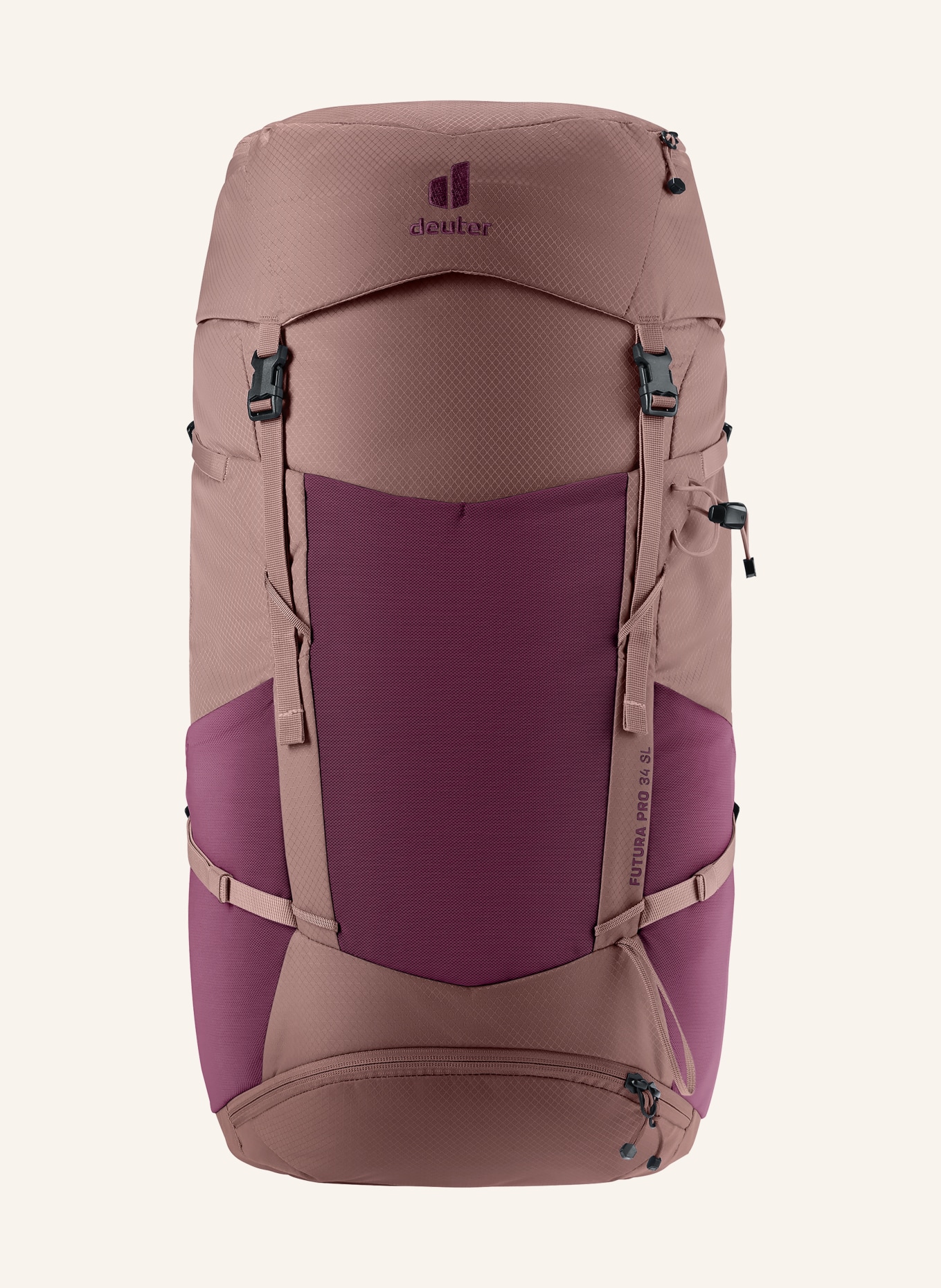 deuter Rugzak FUTURA PRO 34 SL: LICHTPAARS / VIEUX ROSE