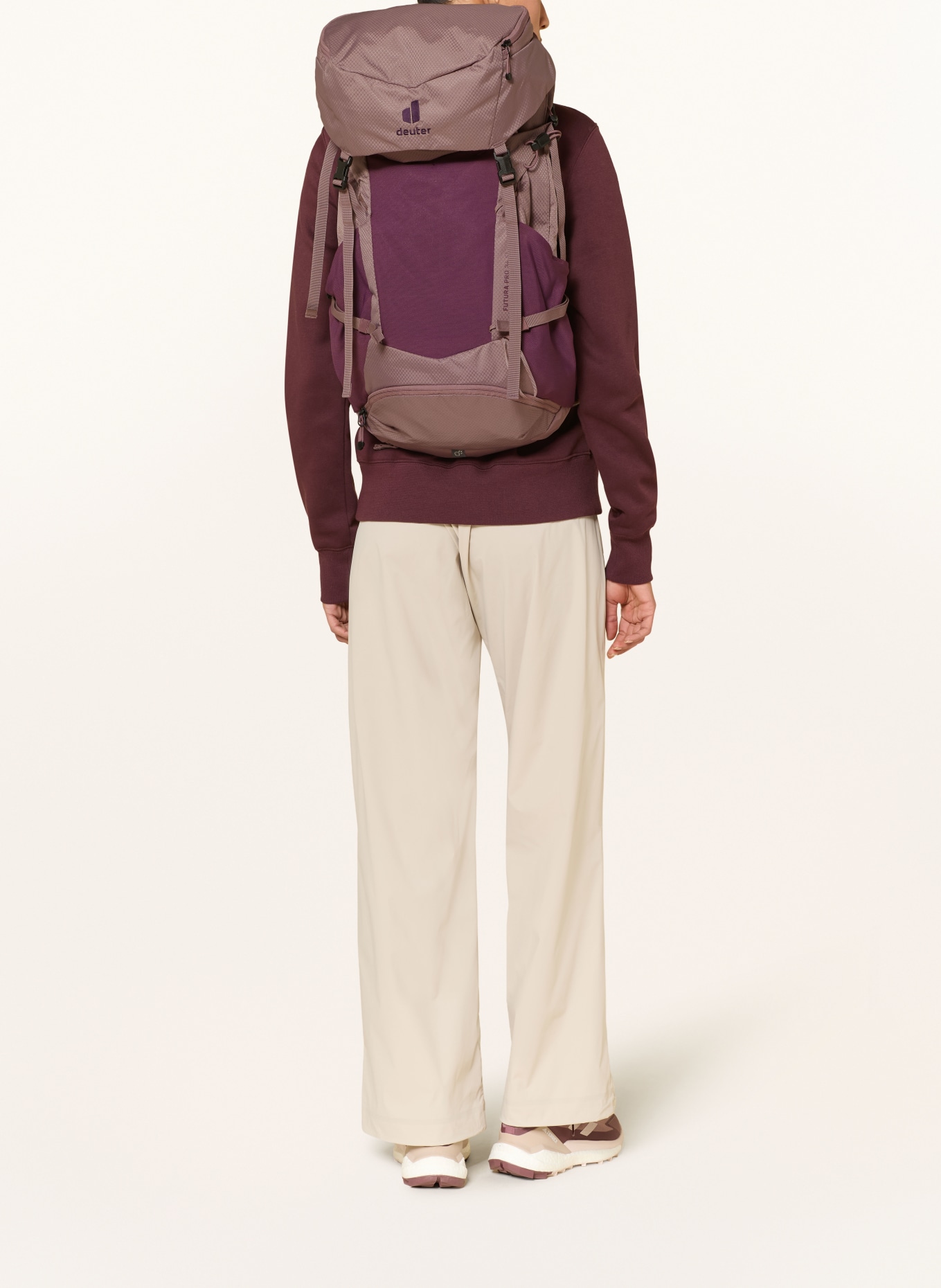 deuter Batoh FUTURA PRO 34 SL: SVĚTLE FIALOVÁ / STARORŮŽOVÁ