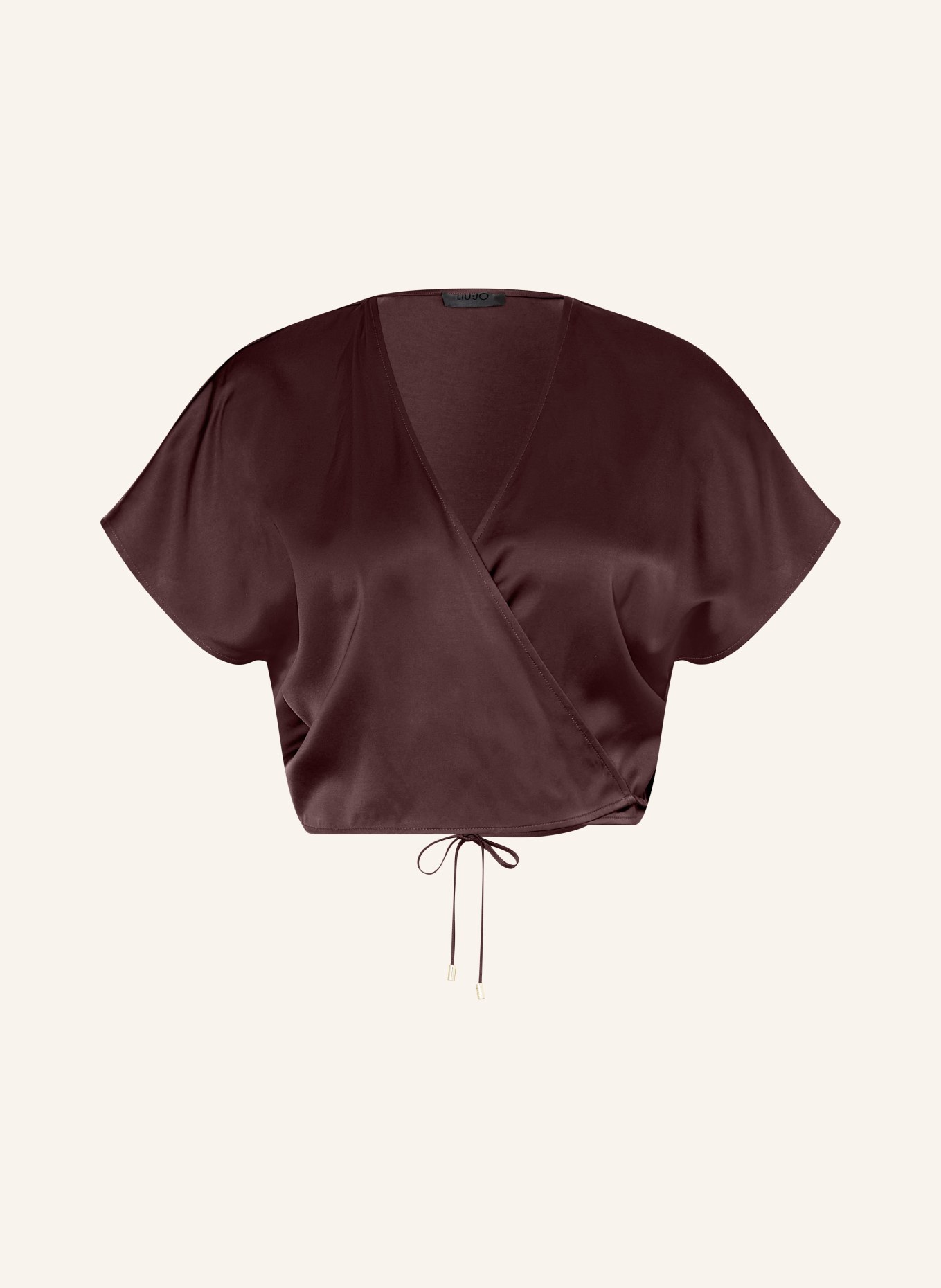 LIU JO Satinbolero: DUNKELBRAUN
