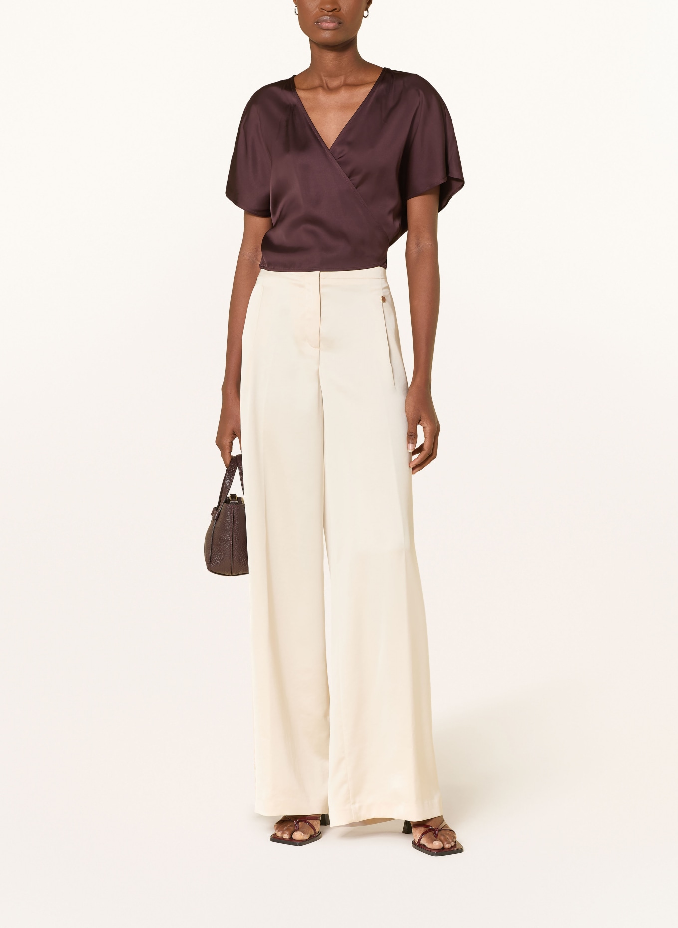 LIU JO Satinbolero: DUNKELBRAUN