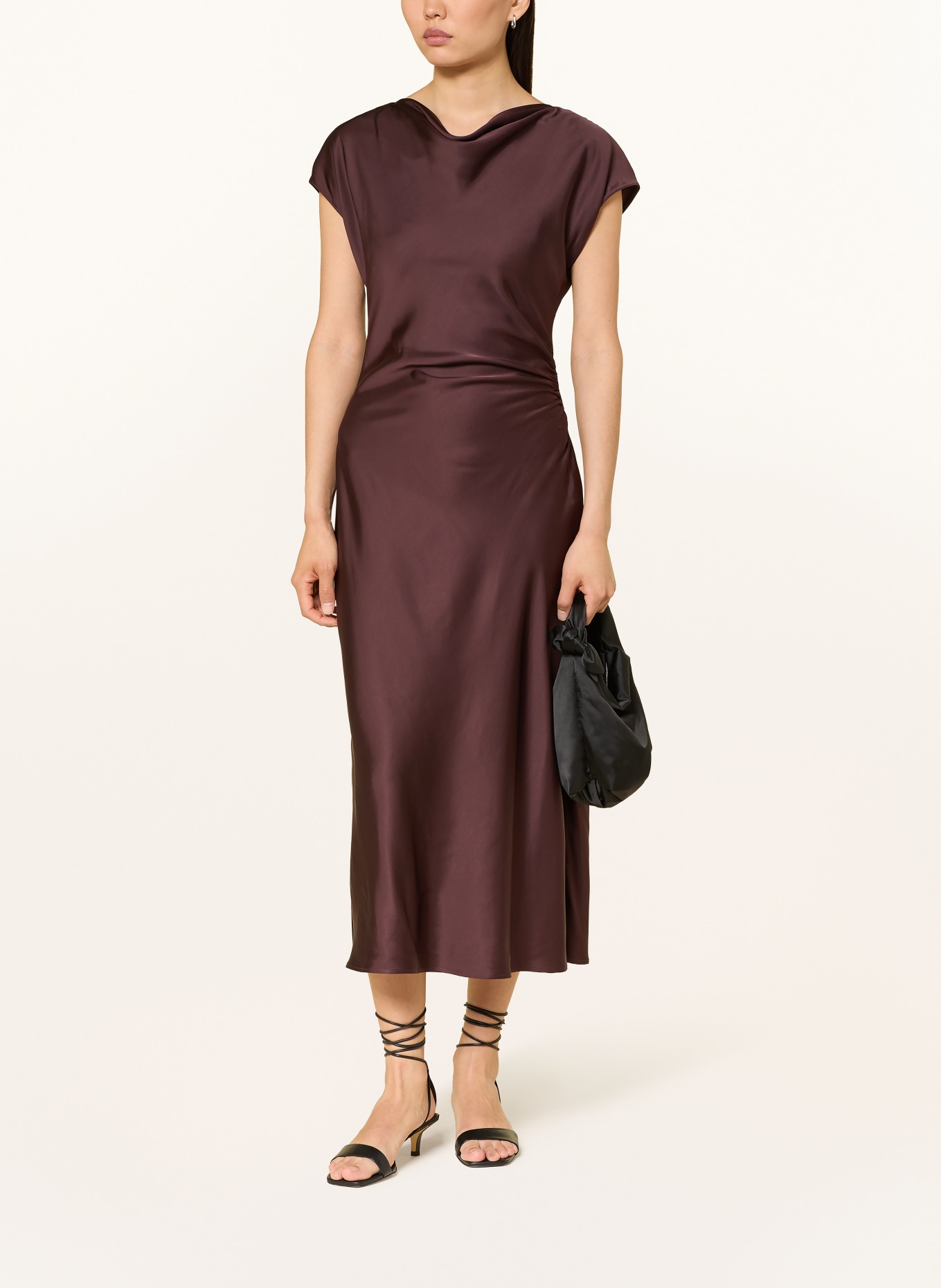 LIU JO Satinkleid: DUNKELBRAUN