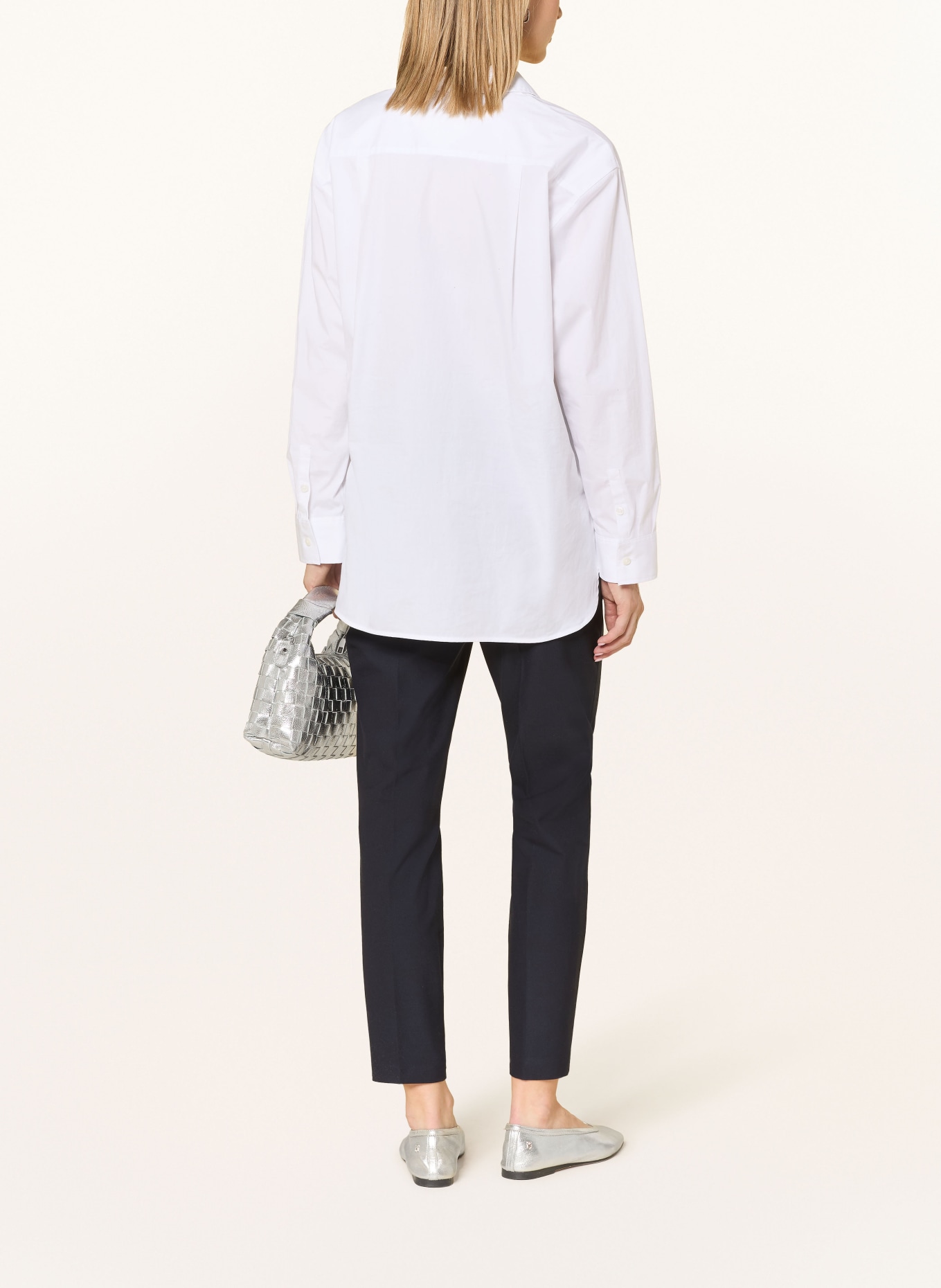 s.Oliver BLACK LABEL kalhoty: TMAVĚ MODRÁ