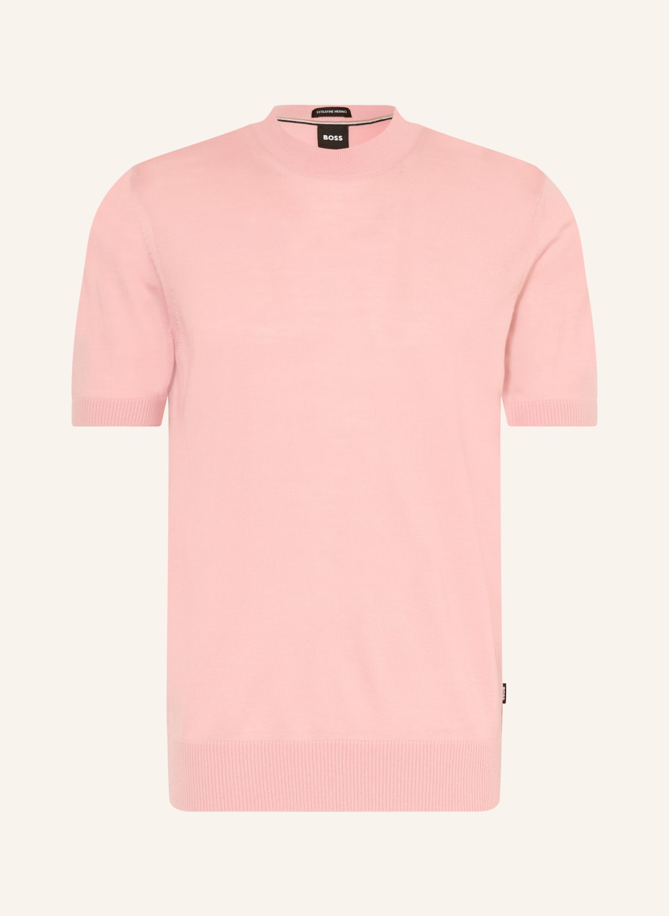 BOSS Strickshirt UMAURO: ROSÉ