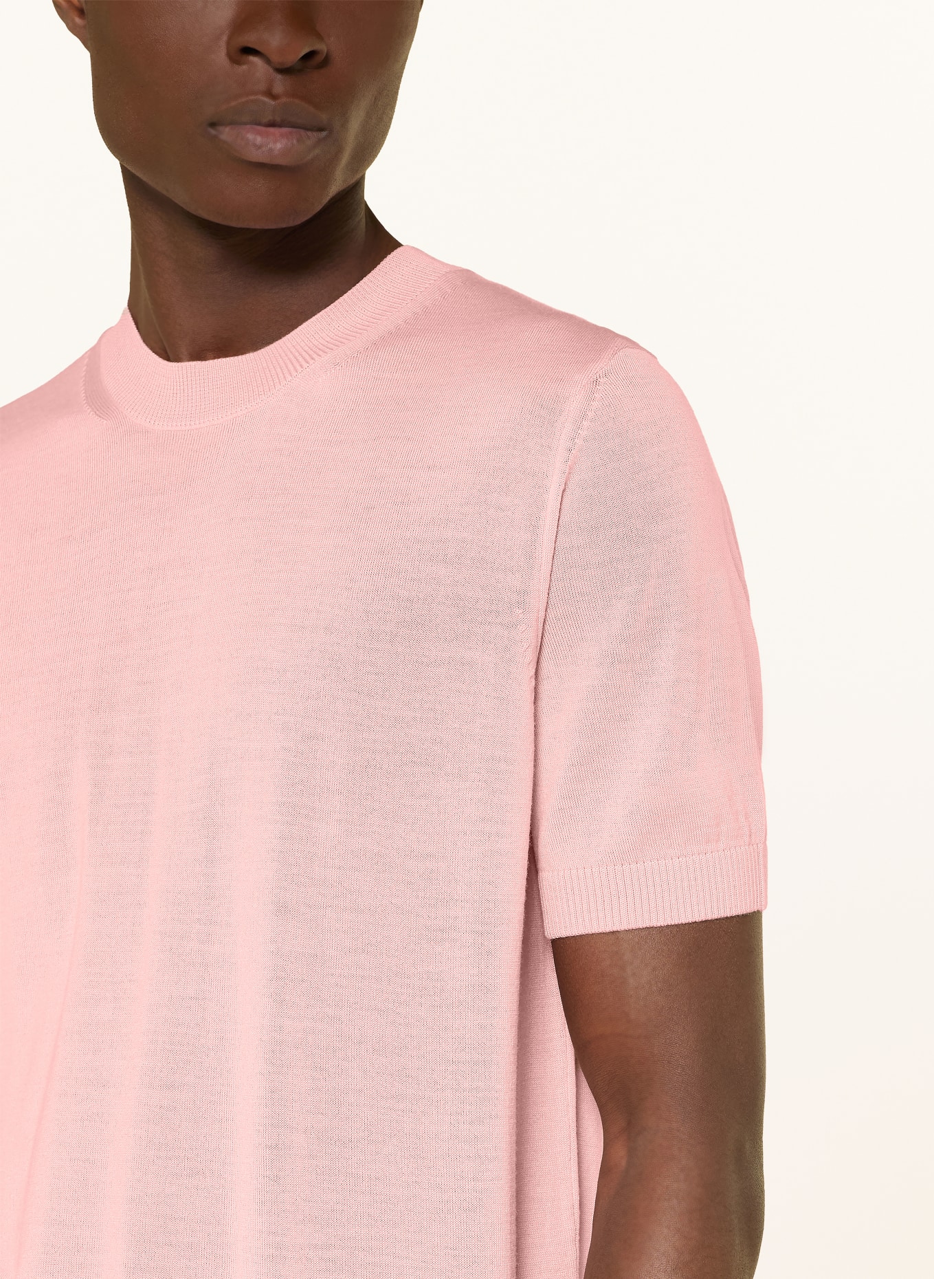 BOSS Strickshirt UMAURO: ROSÉ