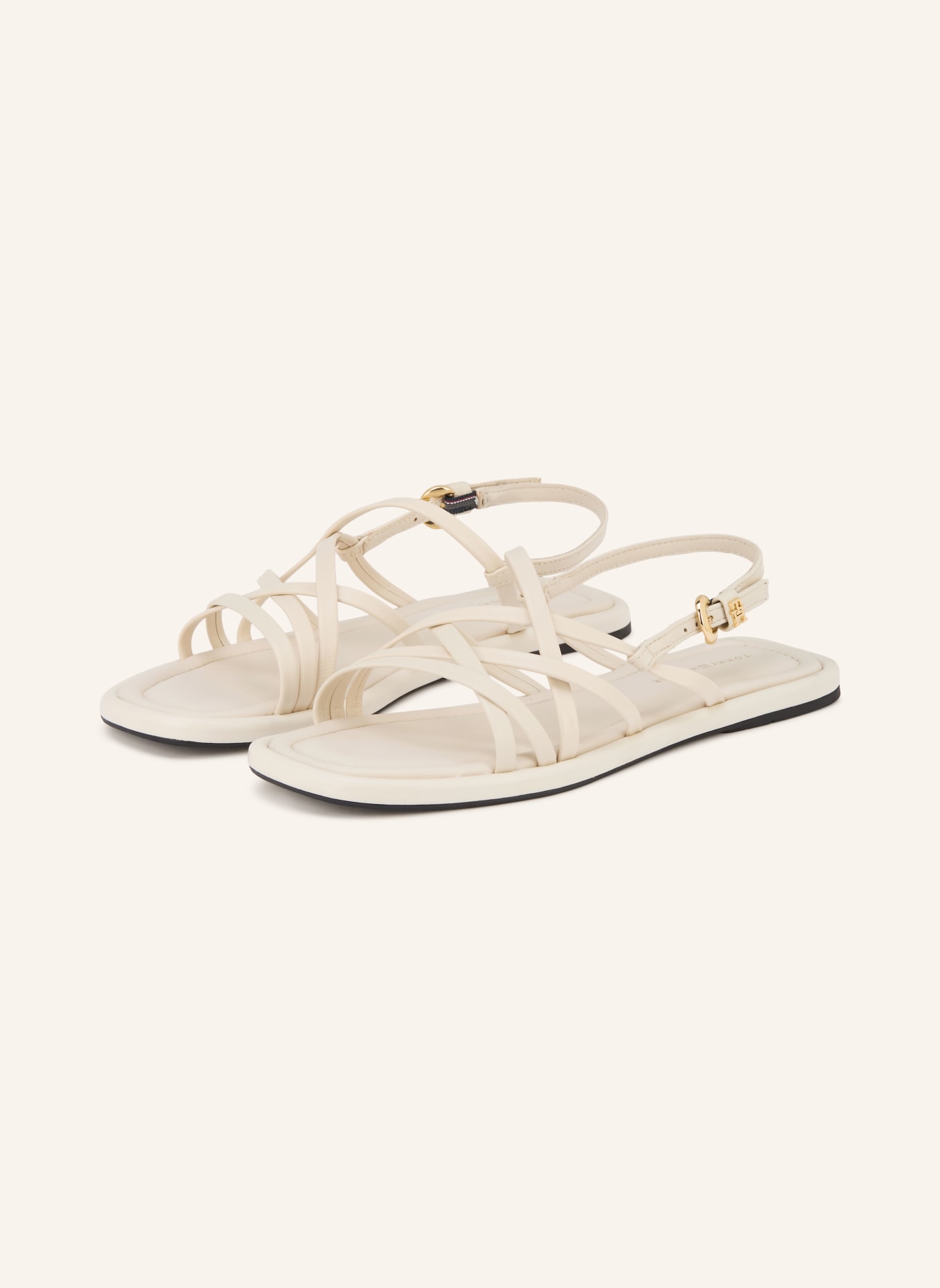 TOMMY HILFIGER Sandalen: WEISS
