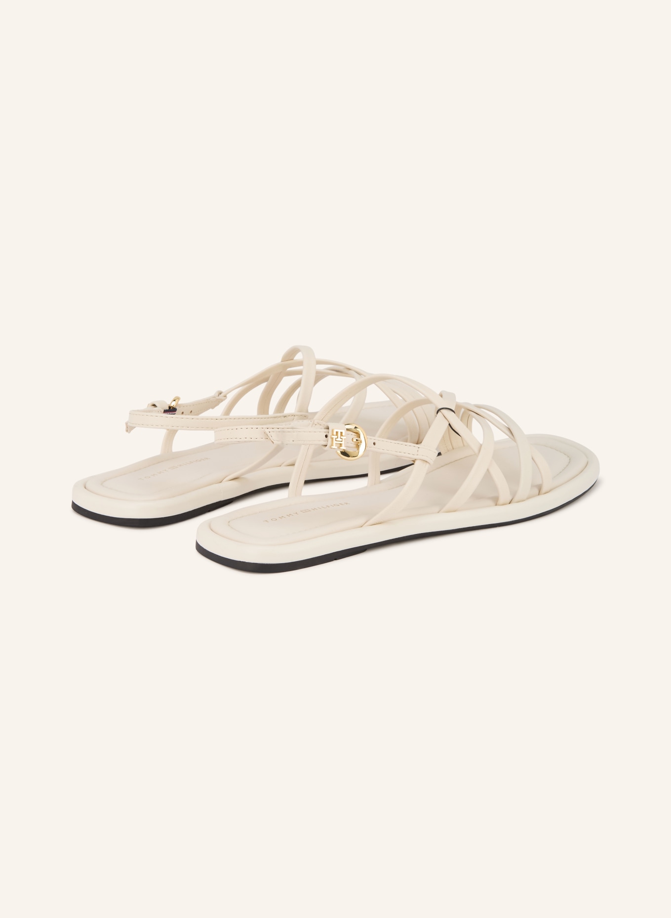 TOMMY HILFIGER Sandalen: WEISS