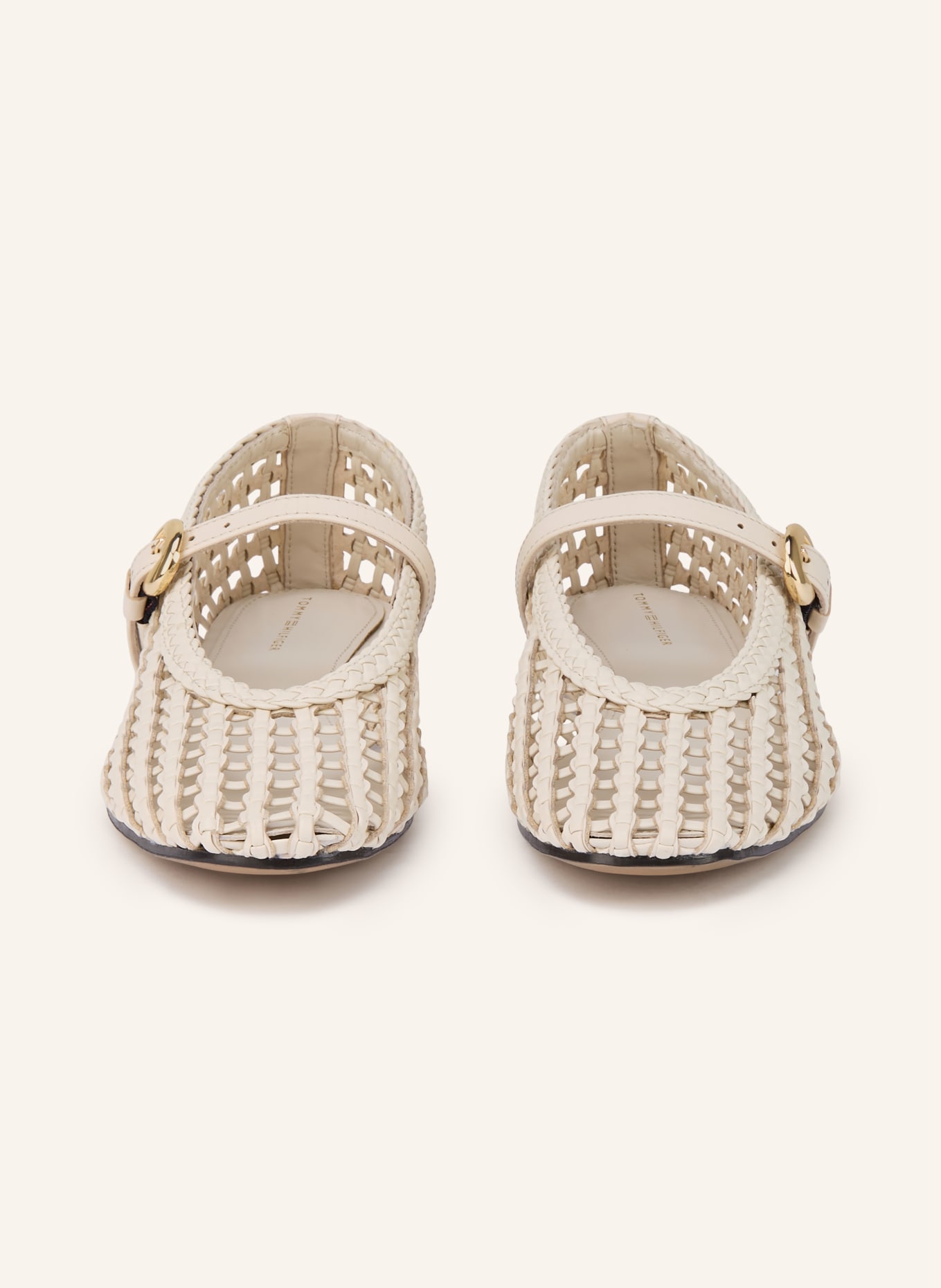 TOMMY HILFIGER Mary-Jane-Ballerinas: CREME