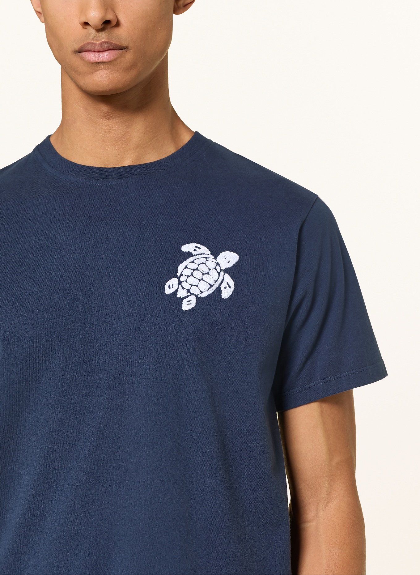 VILEBREQUIN Tričko: TMAVĚ MODRÁ