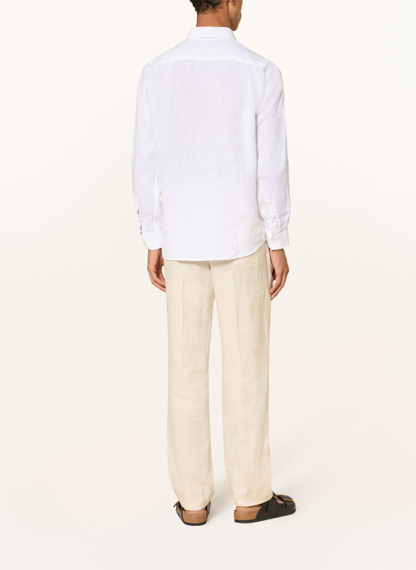 VILEBREQUIN Leinenhemd CAROUBIS Comfort Fit: WEISS