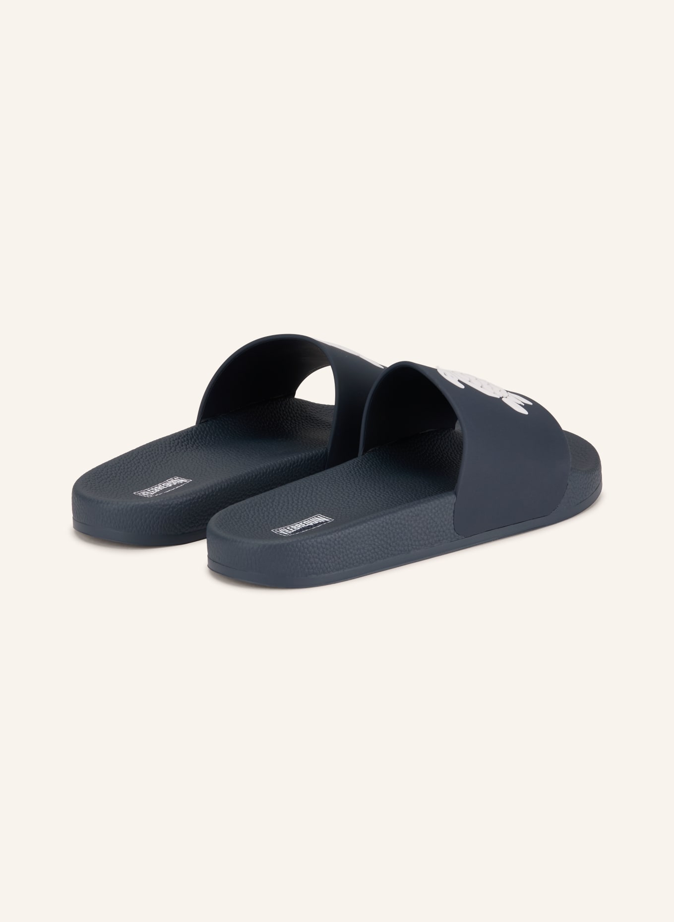 VILEBREQUIN Mules TURTLE BEACH: BLEU FONCÉ / BLANC
