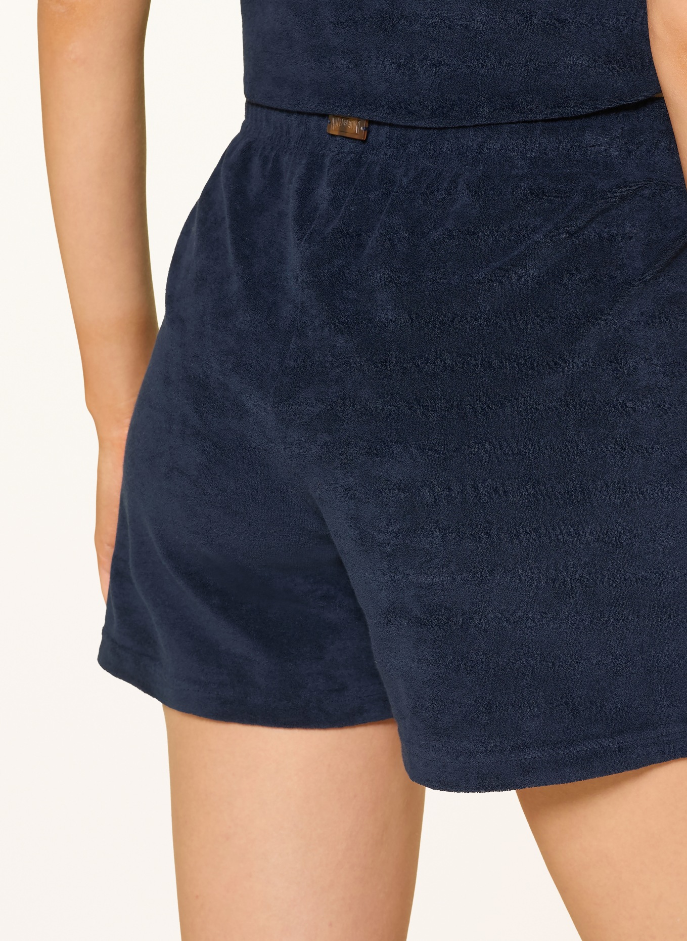 VILEBREQUIN Short en tissu éponge LIONA: BLEU FONCÉ