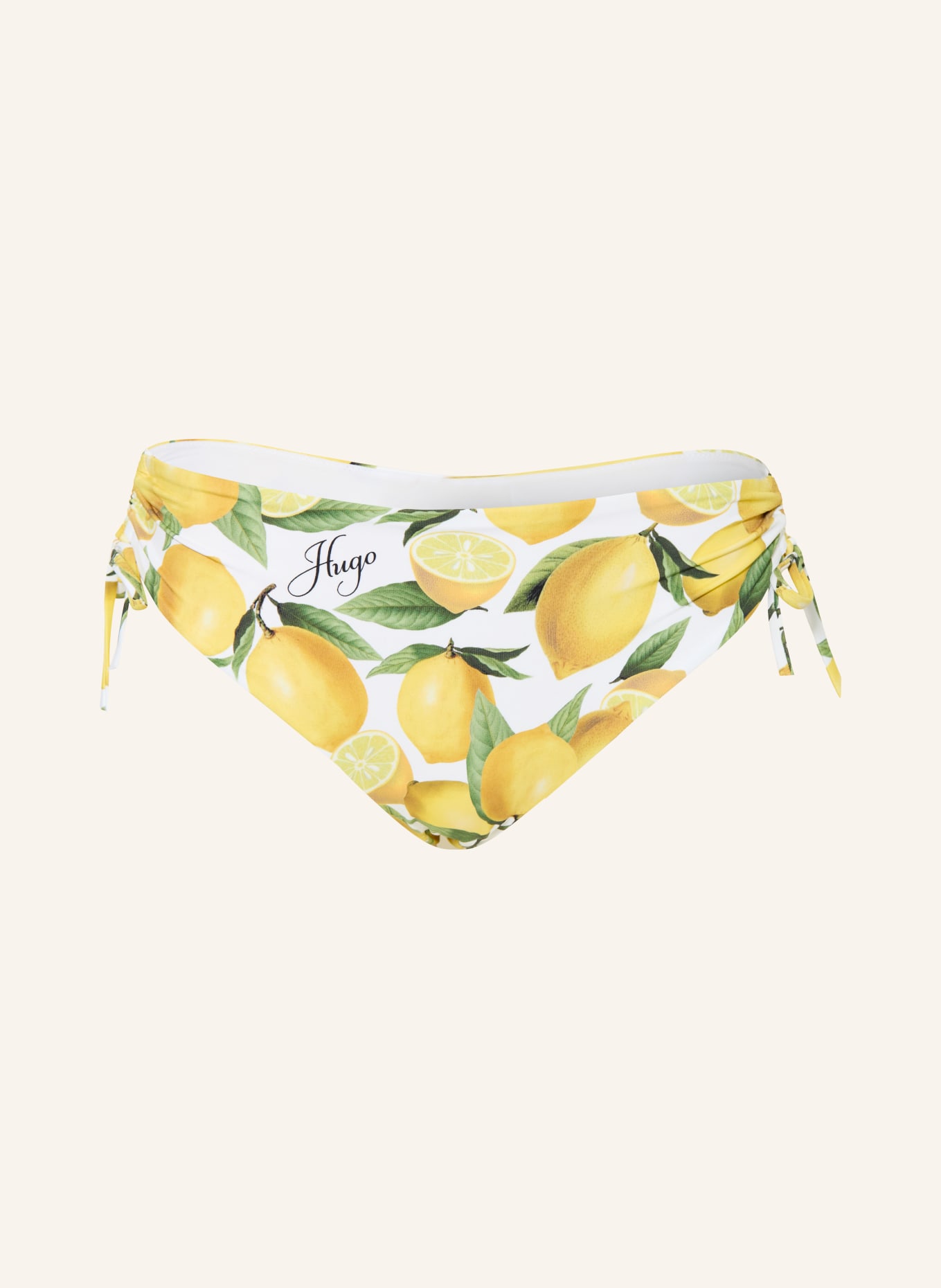 HUGO FANCY Basic Bikini Bottoms: YELLOW / OLIVE / WHITE