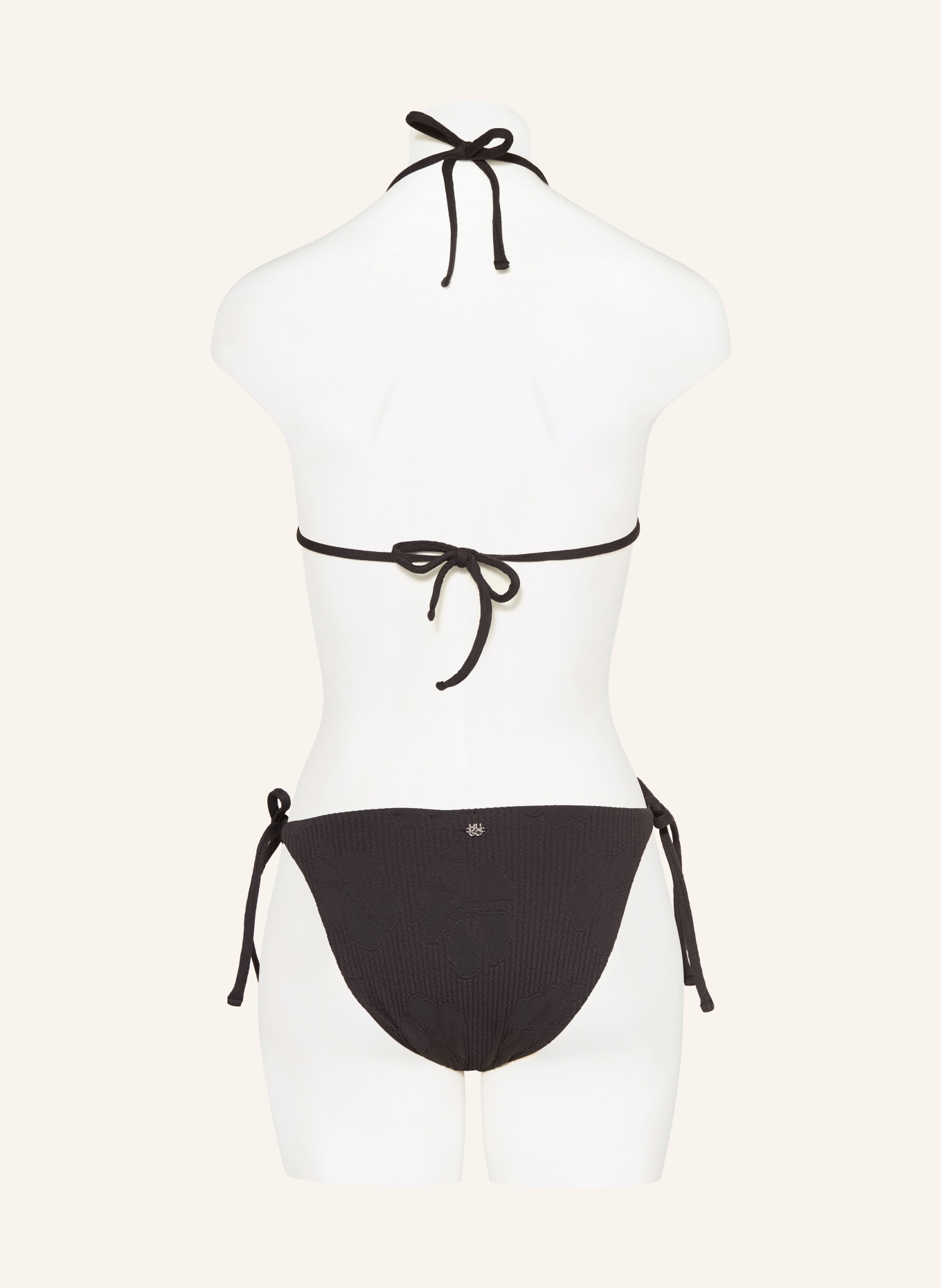 HUGO Haut de bikini triangle TROPI: NOIR
