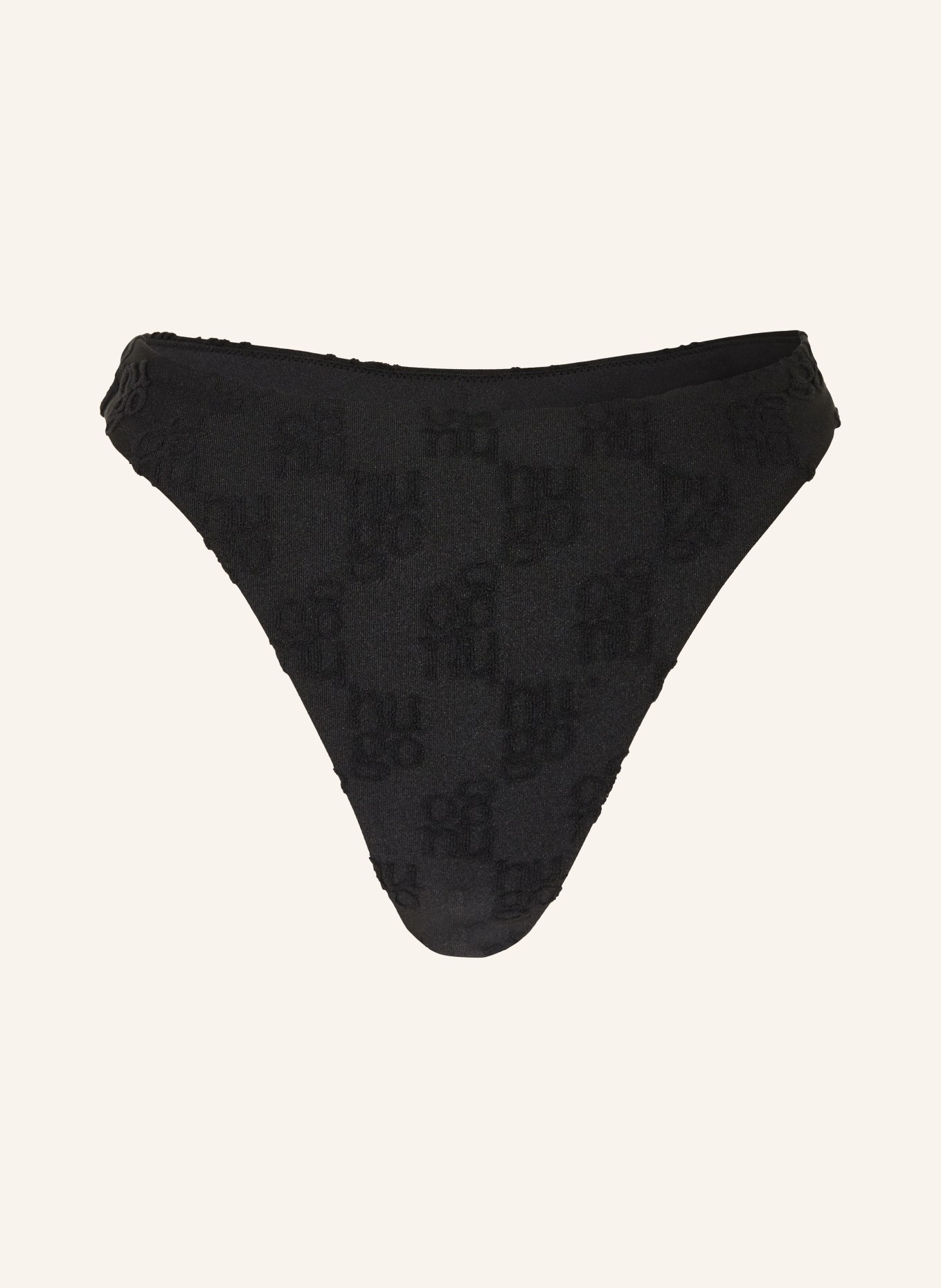 HUGO TERRY Brazilian Bikini Bottoms: BLACK