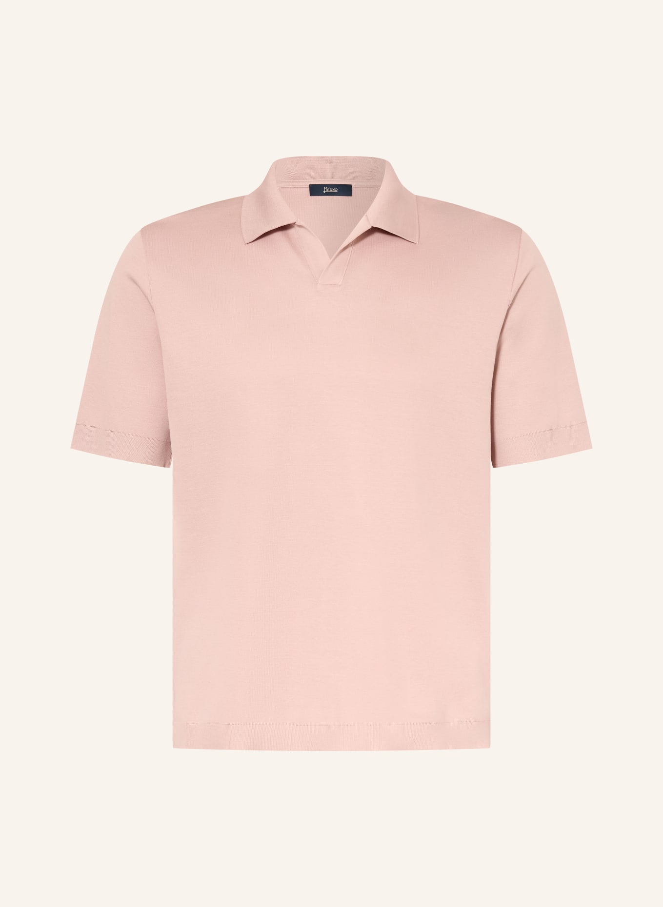 HERNO Knit polo shirt: DUSKY PINK