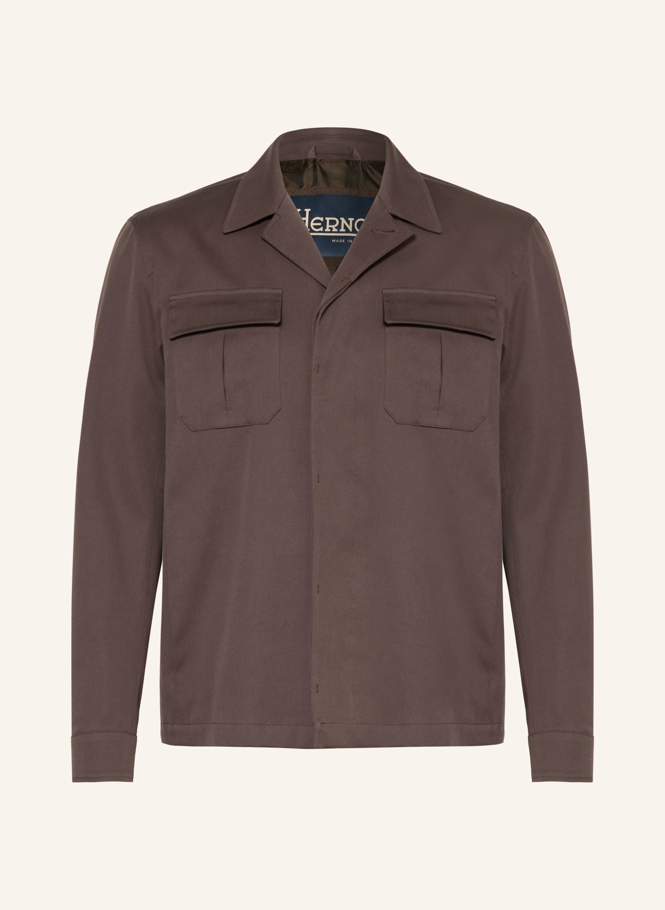 HERNO Outer jacket: DARK BROWN