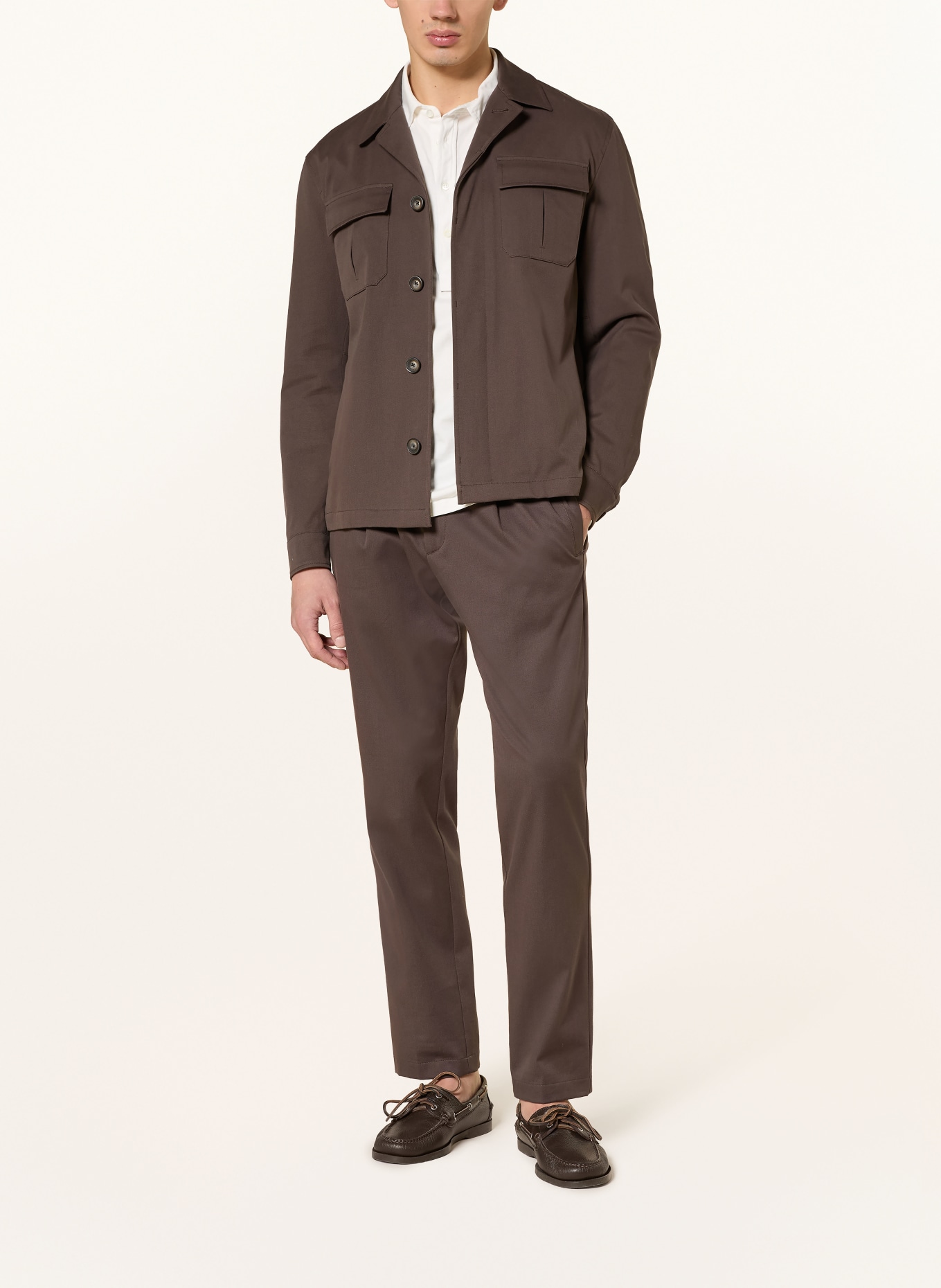 HERNO Outer jacket: DARK BROWN