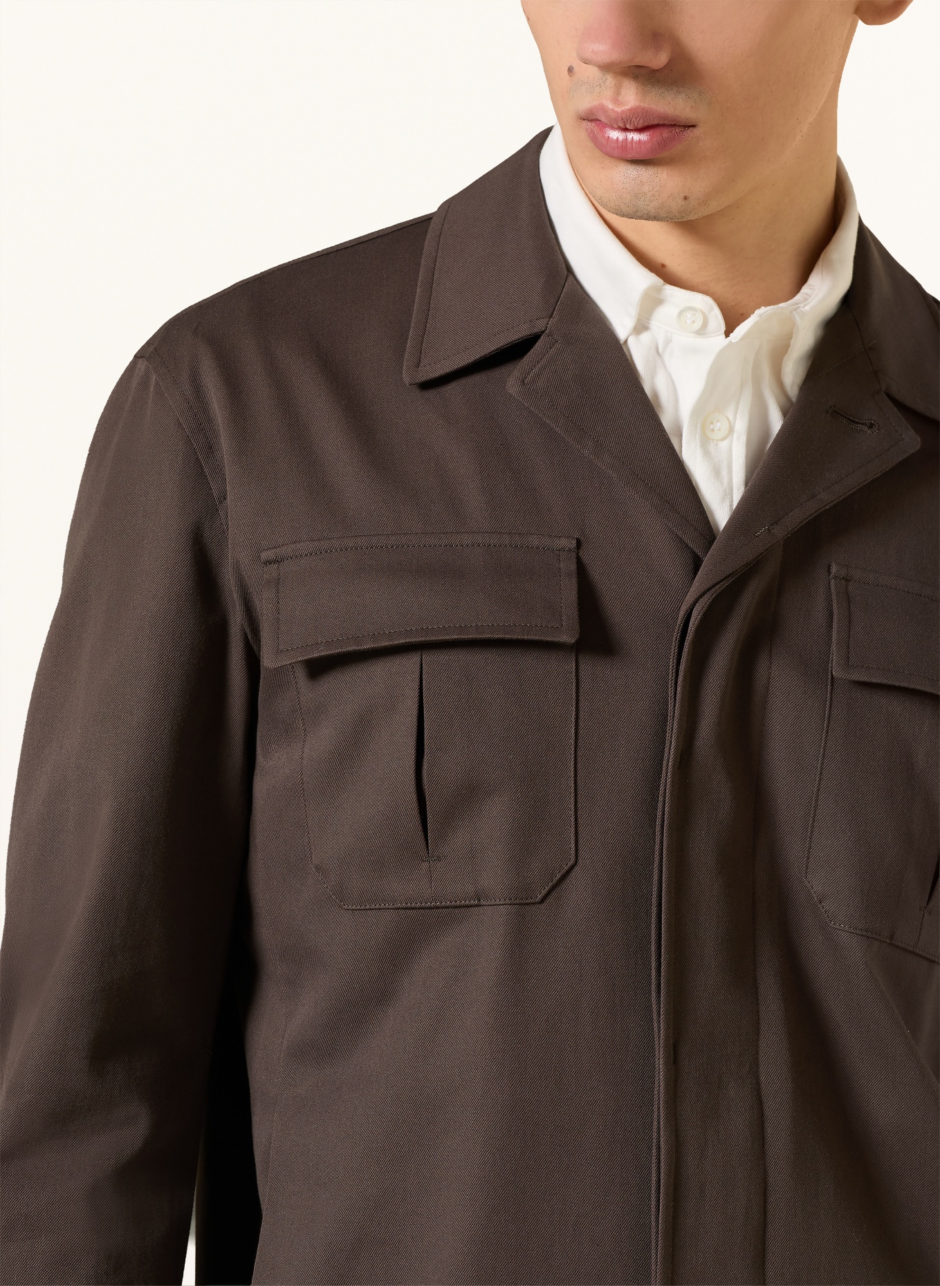 HERNO Outer jacket: DARK BROWN