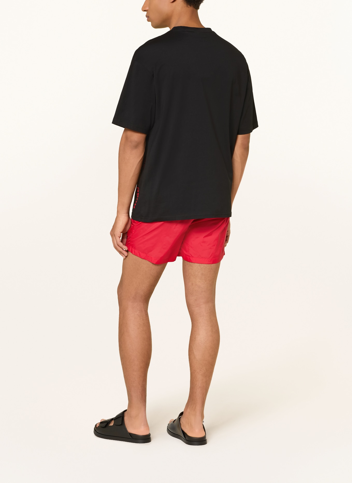 HUGO TIKI T-shirt: BLACK